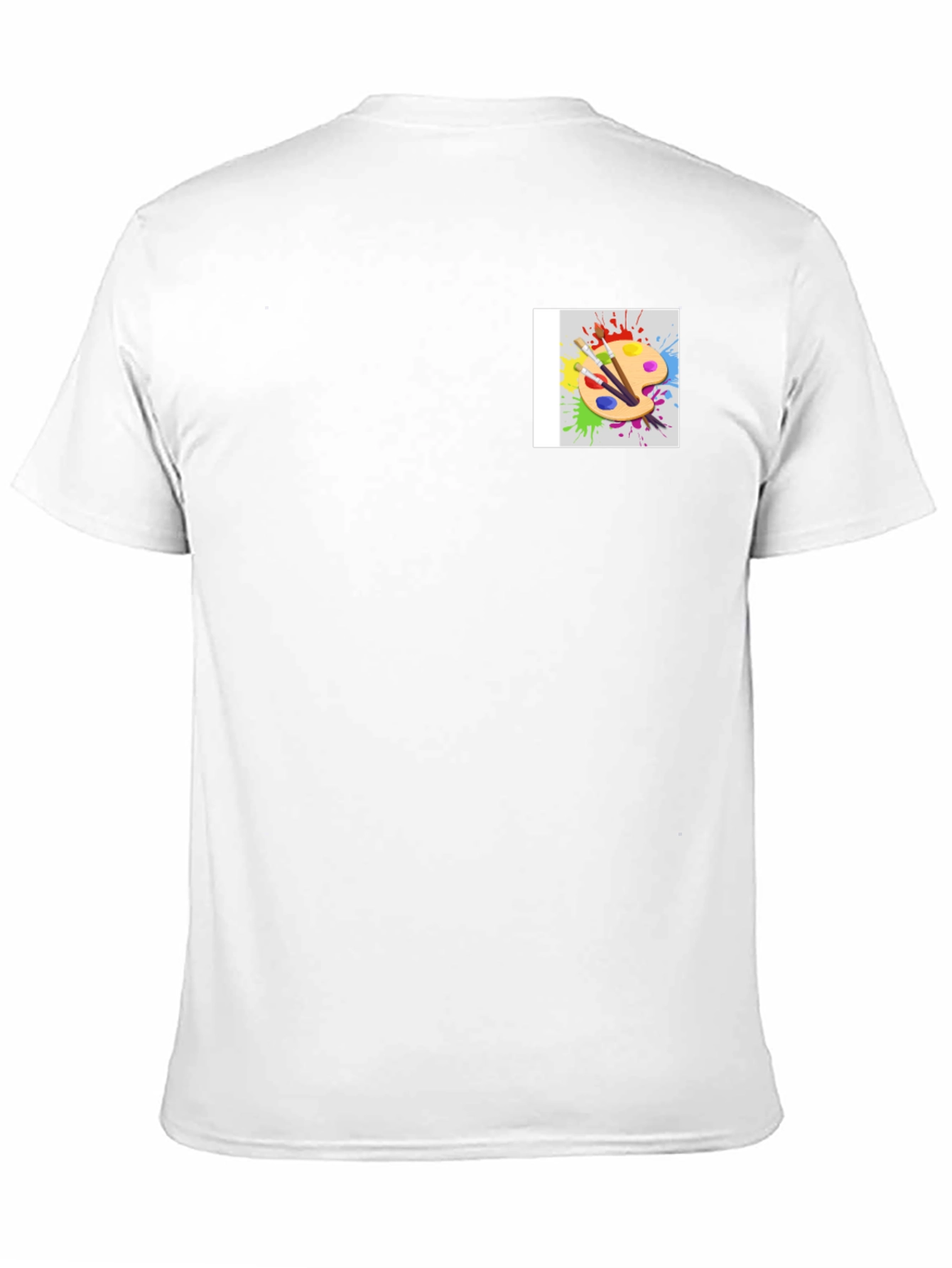 Artist Palette Graphic Black T-Shirt