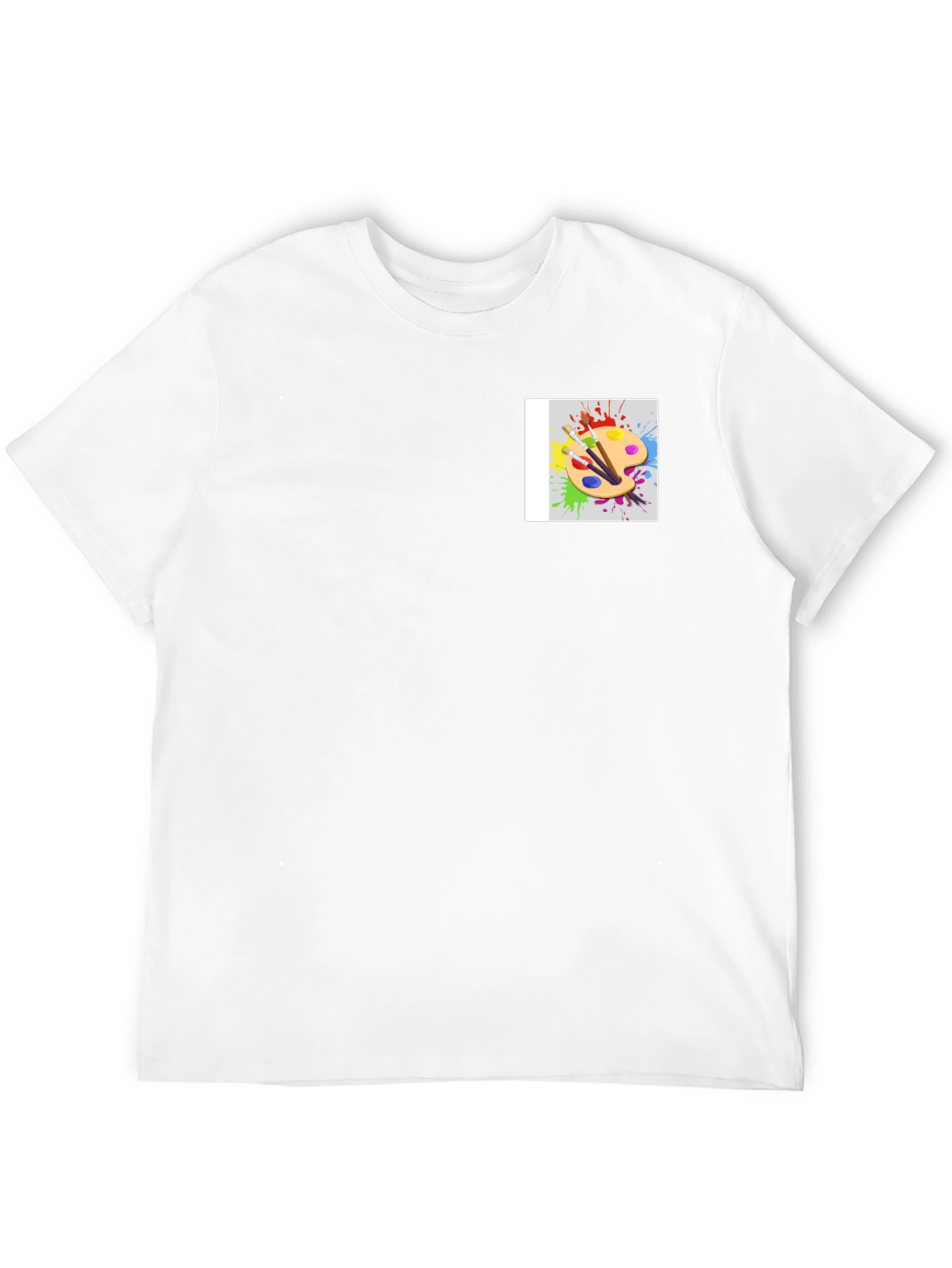 Artist Palette Graphic Black T-Shirt