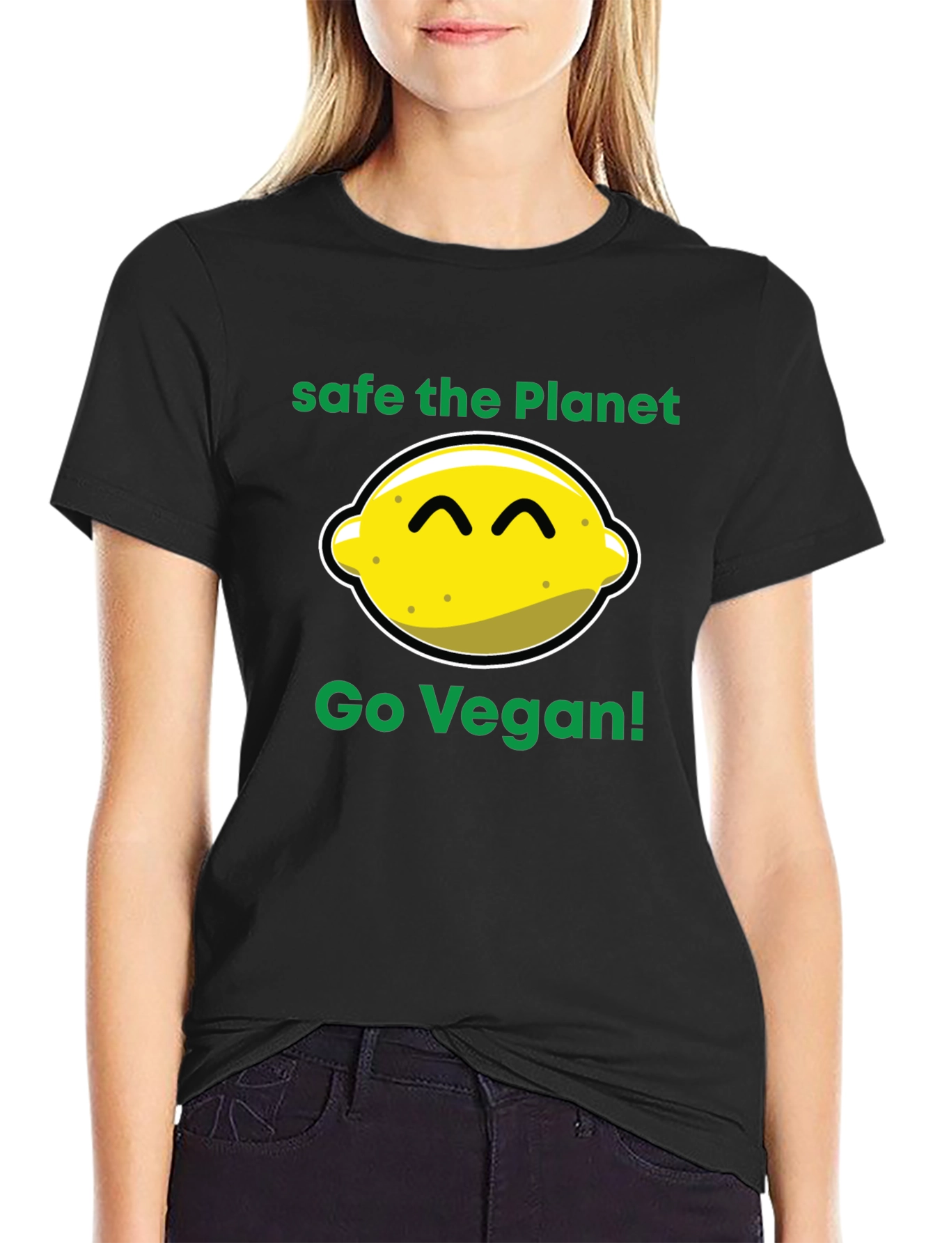 Safe the Planet Go Vegan T-Shirt