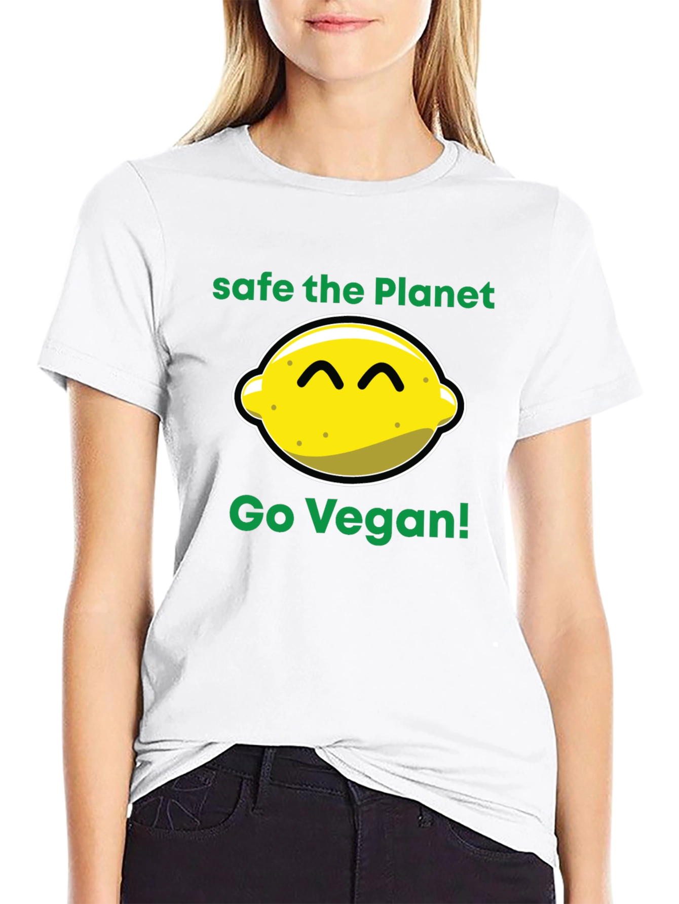 Safe the Planet Go Vegan T-Shirt