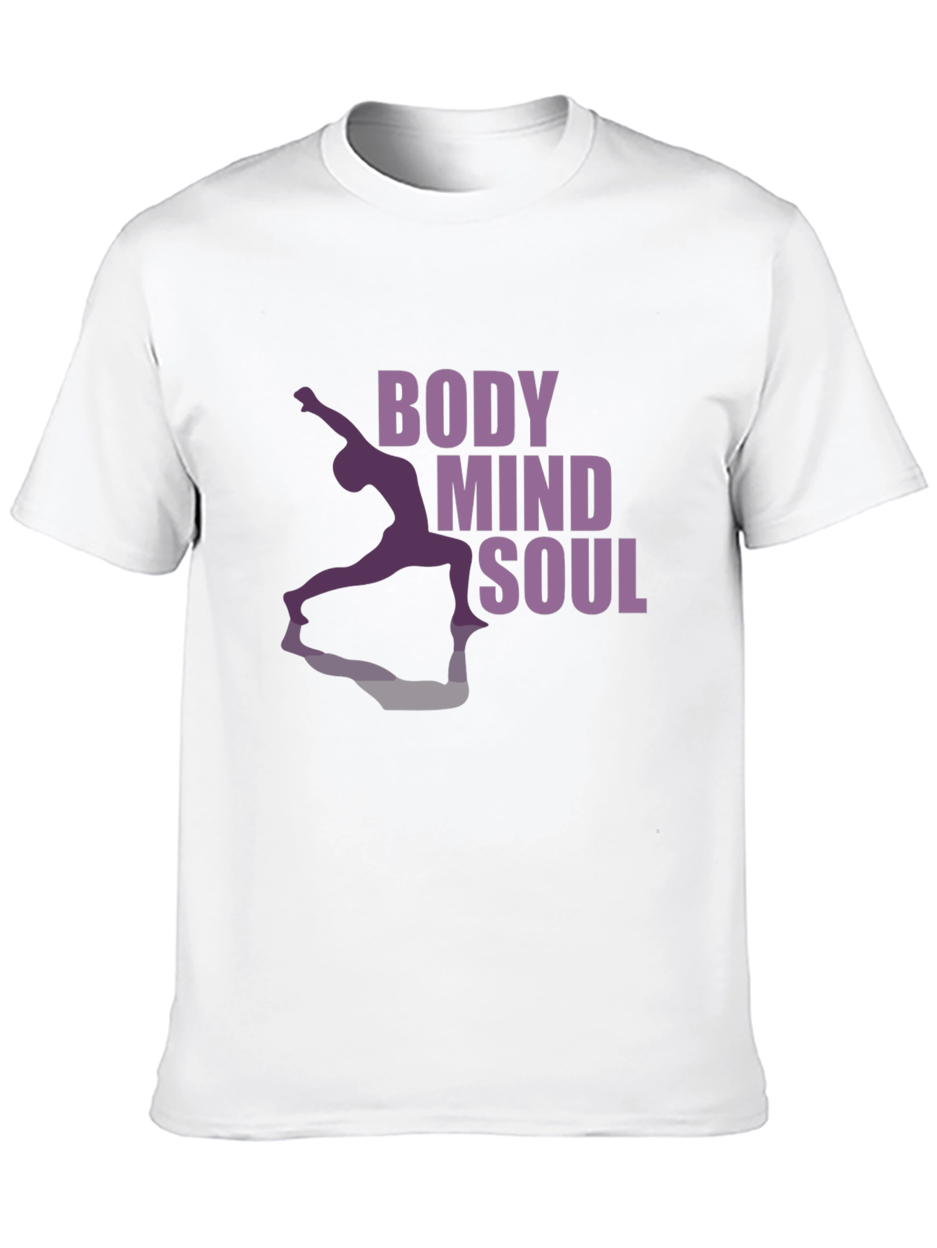 Body Mind Soul Yoga Graphic Tee - Relaxed Fit