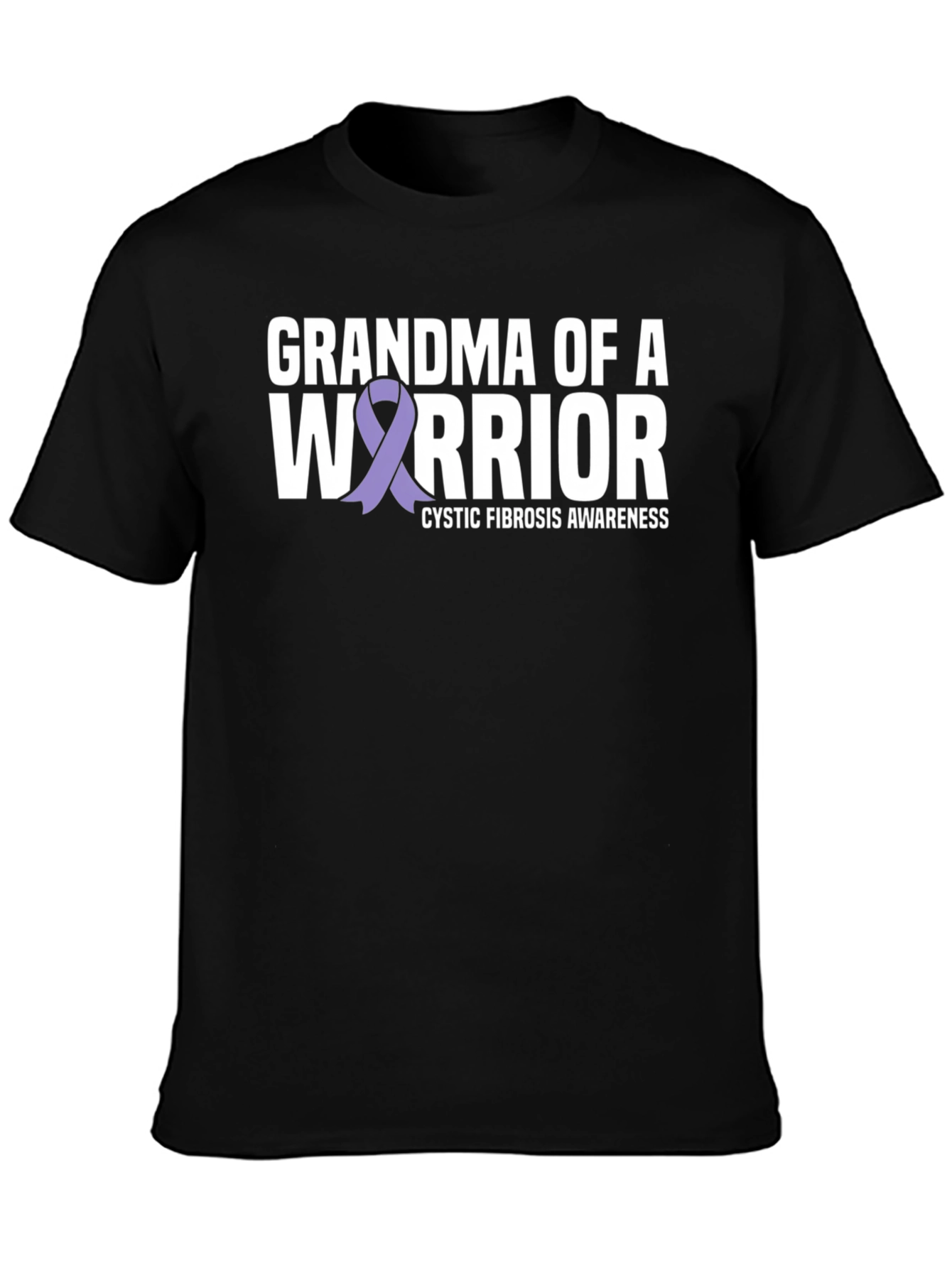 Grandma of a Warrior Cystic Fibrosis Awareness T-Shirt