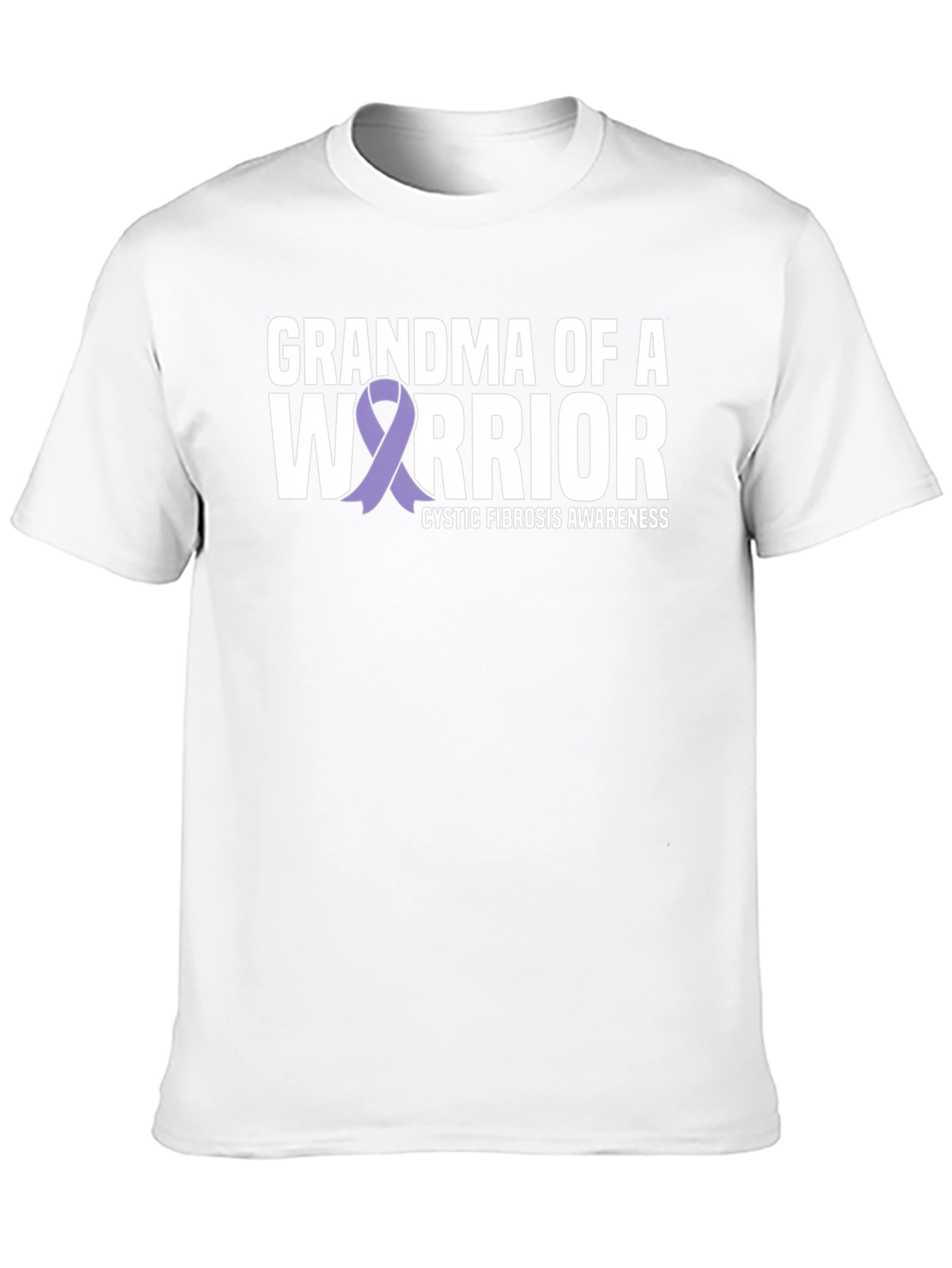 Grandma of a Warrior Cystic Fibrosis Awareness T-Shirt