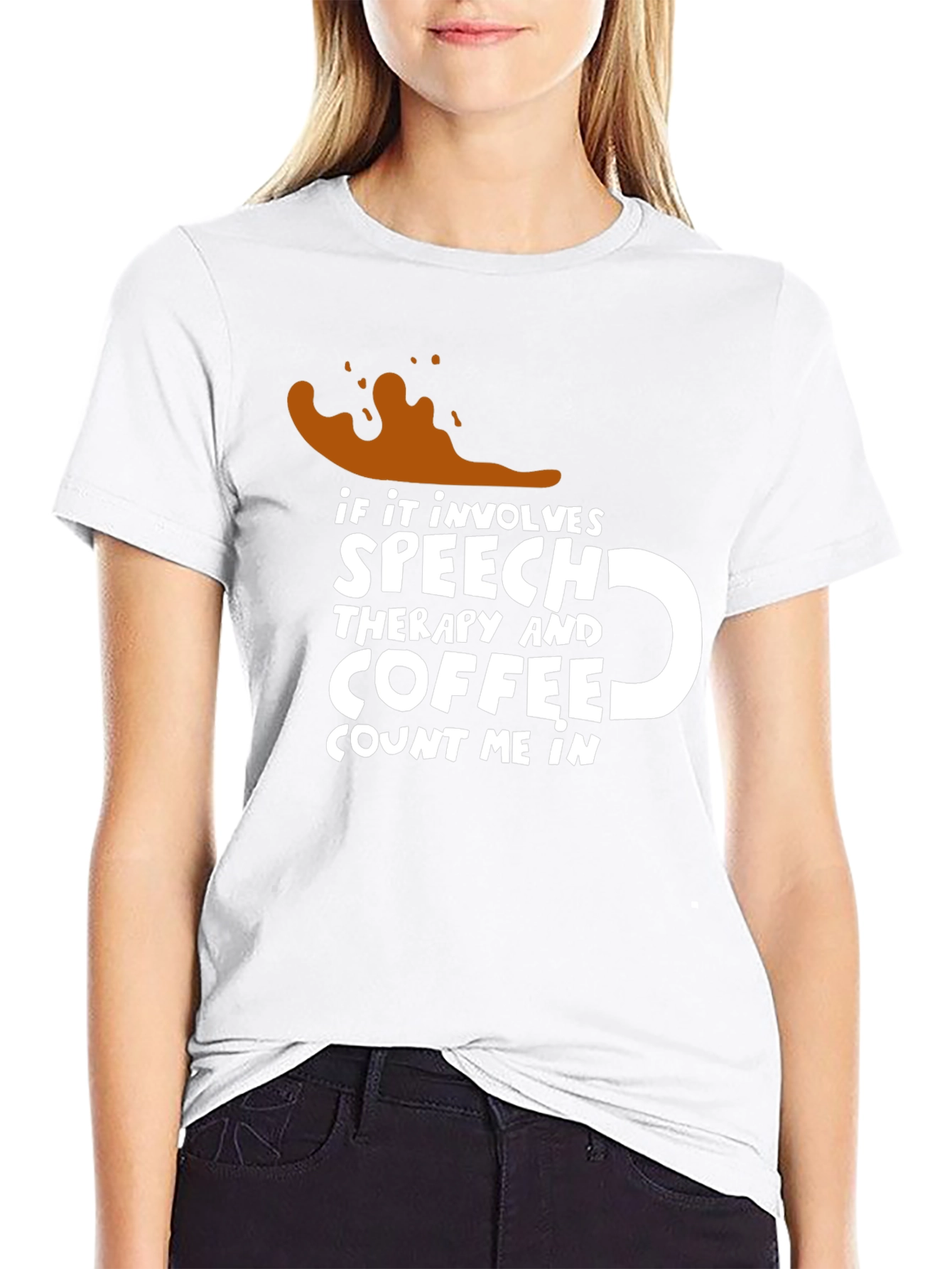 Speech Therapy & Coffee T-Shirt - Count Me In!