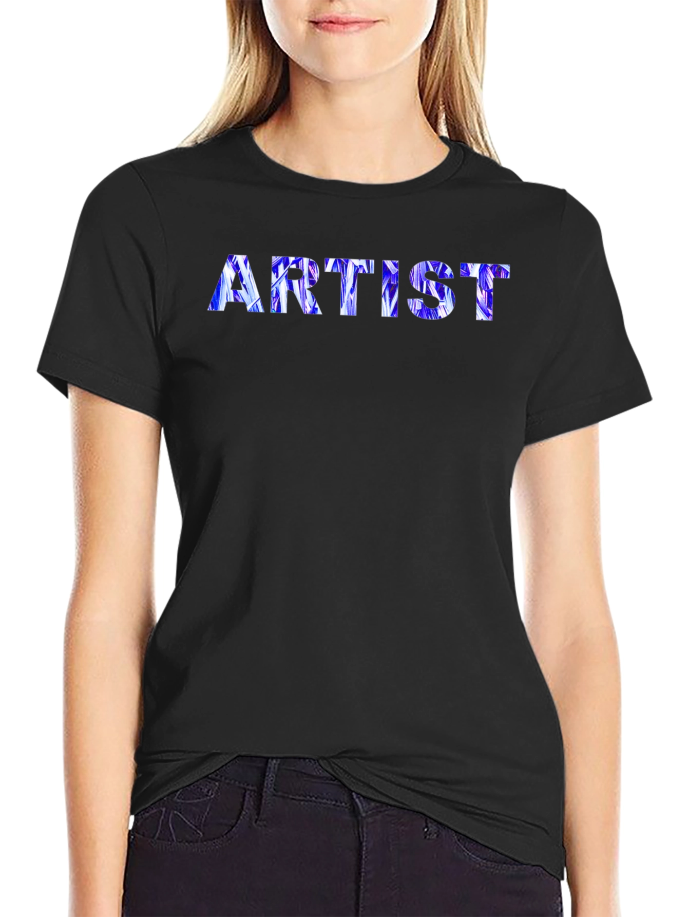 Artist Graphic Print Crew Neck Tee
