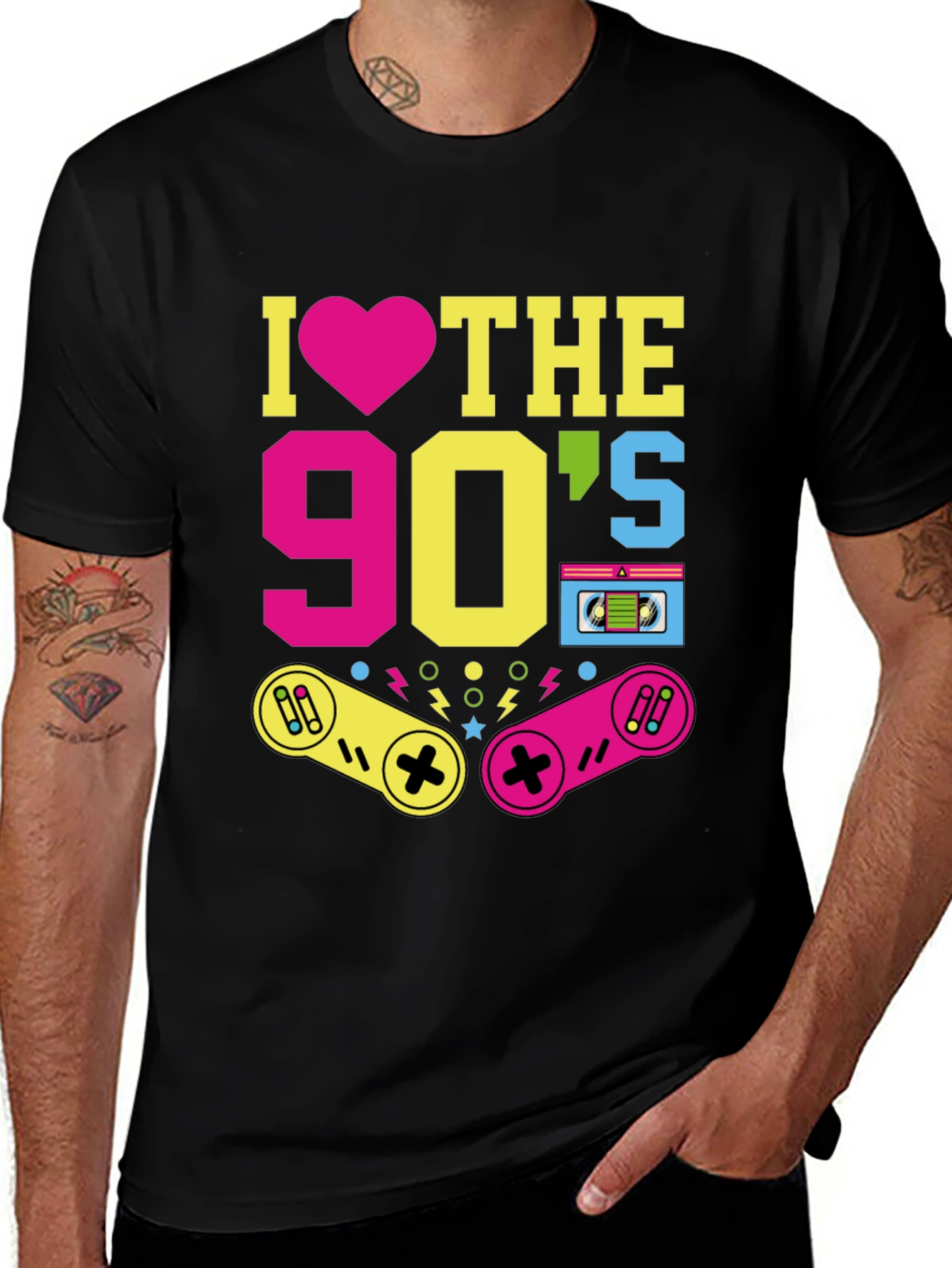 I Love the 90s Retro Graphic Tee
