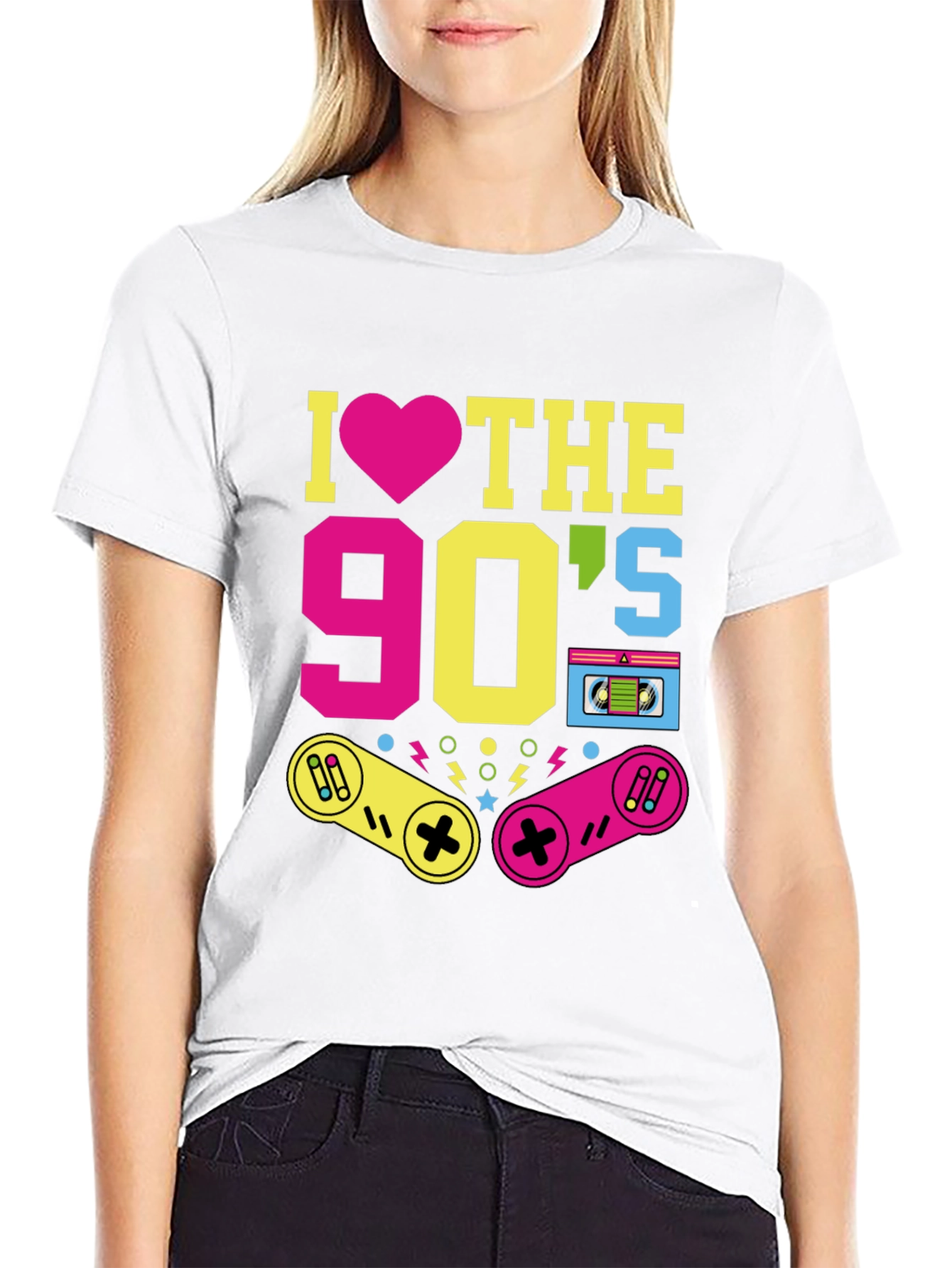 I Love the 90s Retro Graphic Tee