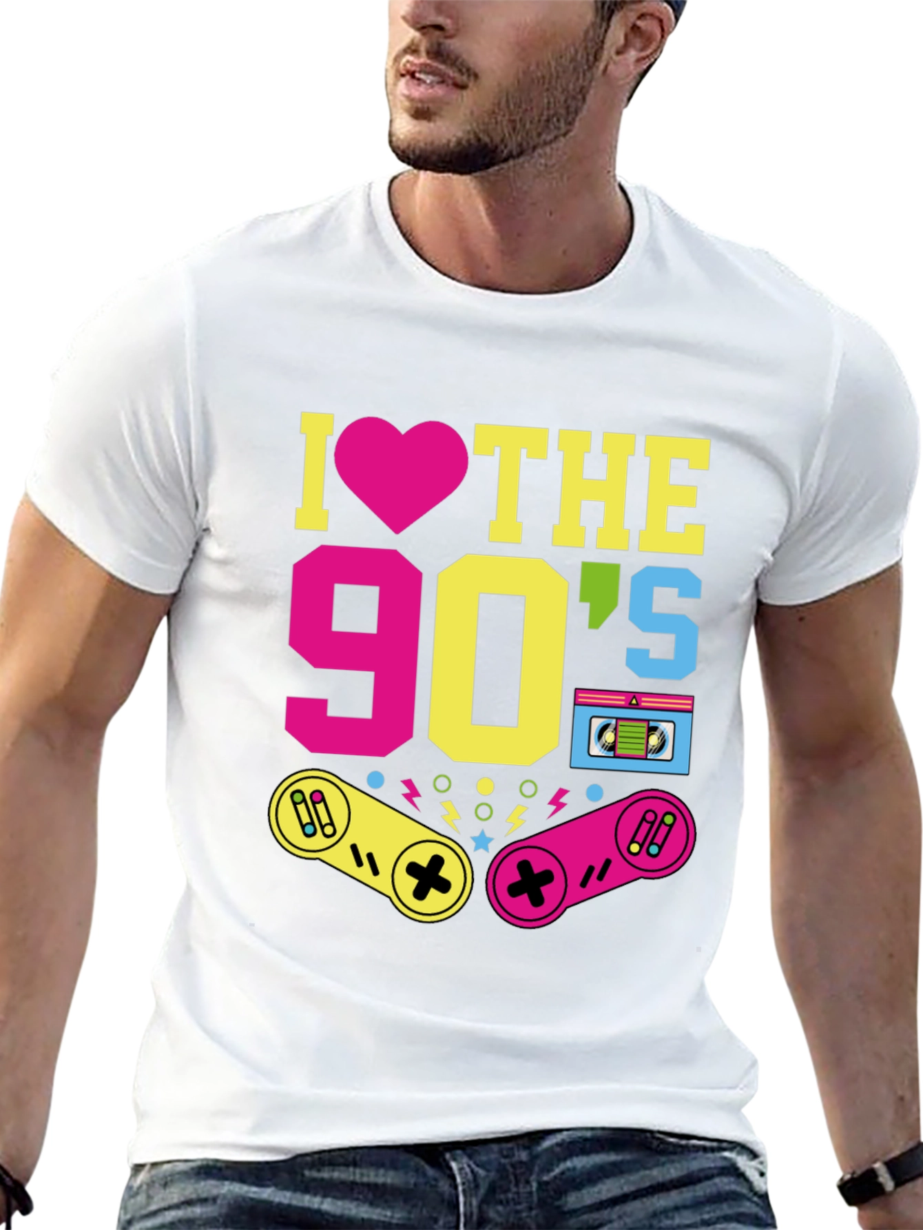I Love the 90s Retro Graphic Tee