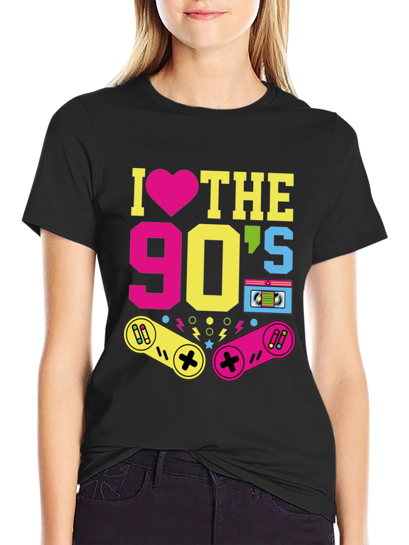 I Love the 90s Retro Graphic Tee