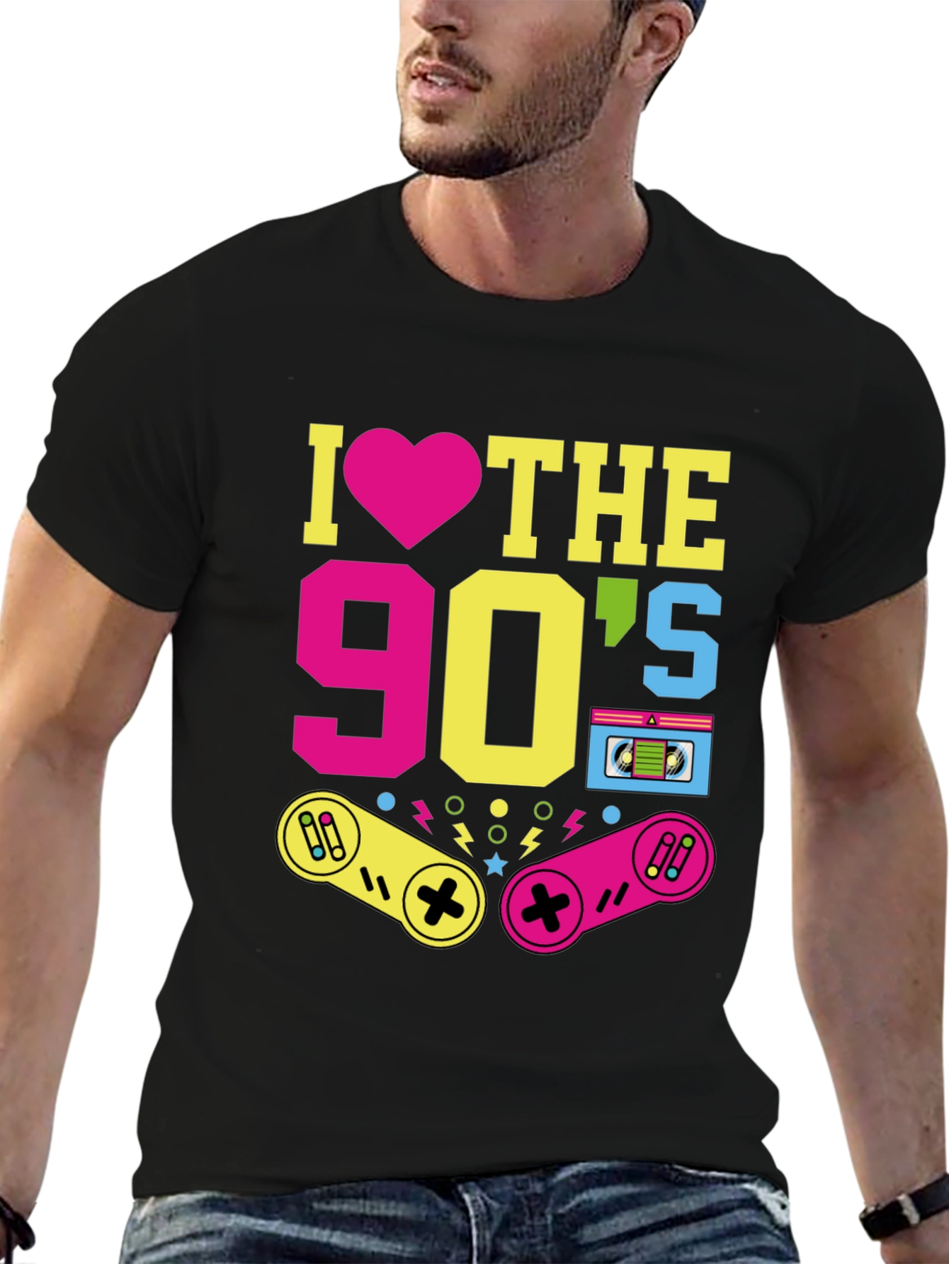 I Love the 90s Retro Graphic Tee