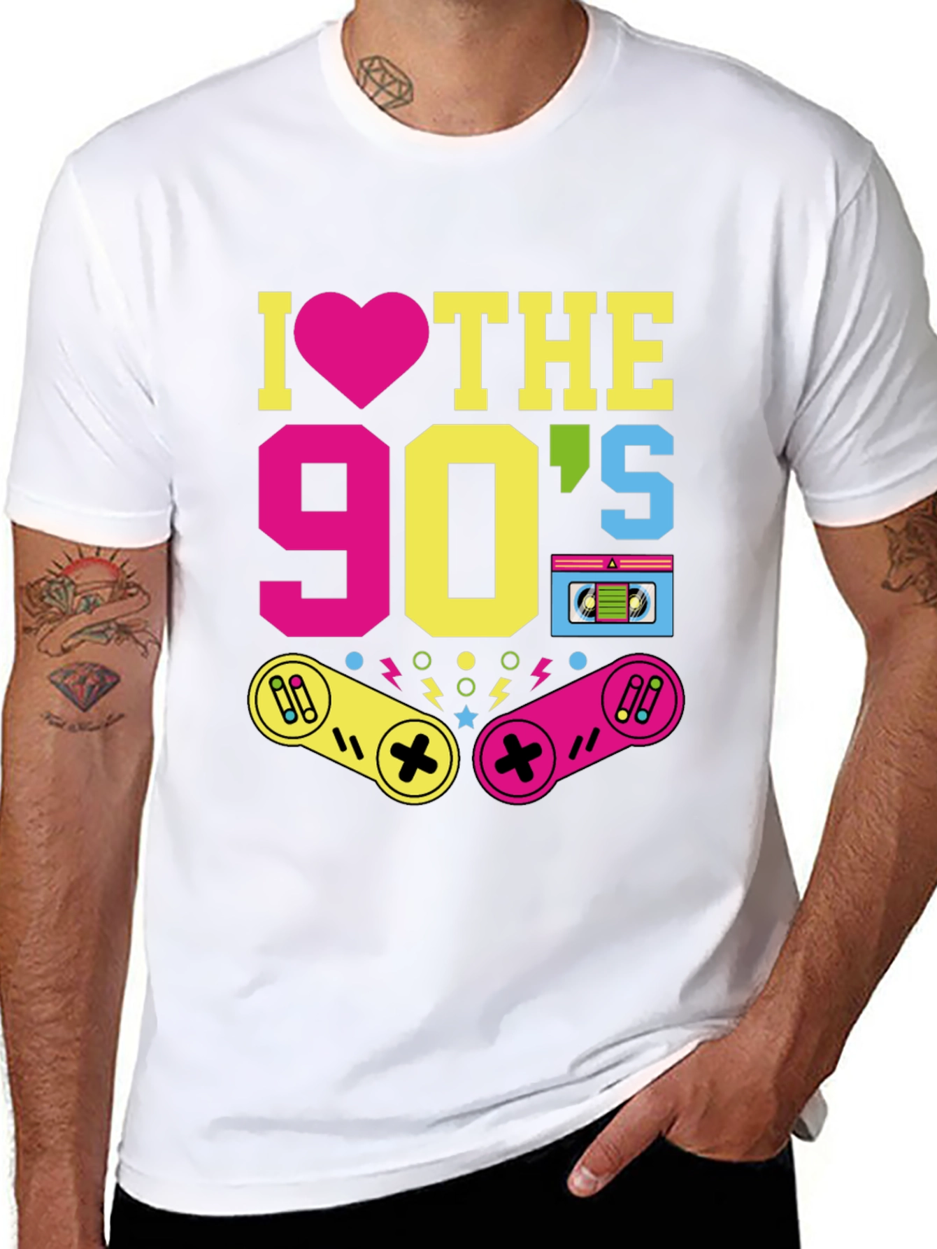 I Love the 90s Retro Graphic Tee