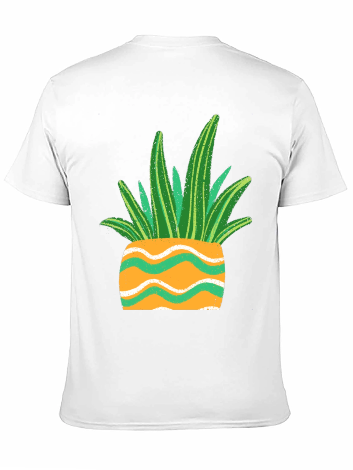 Unique Plant Pot Graphic Tee - Black