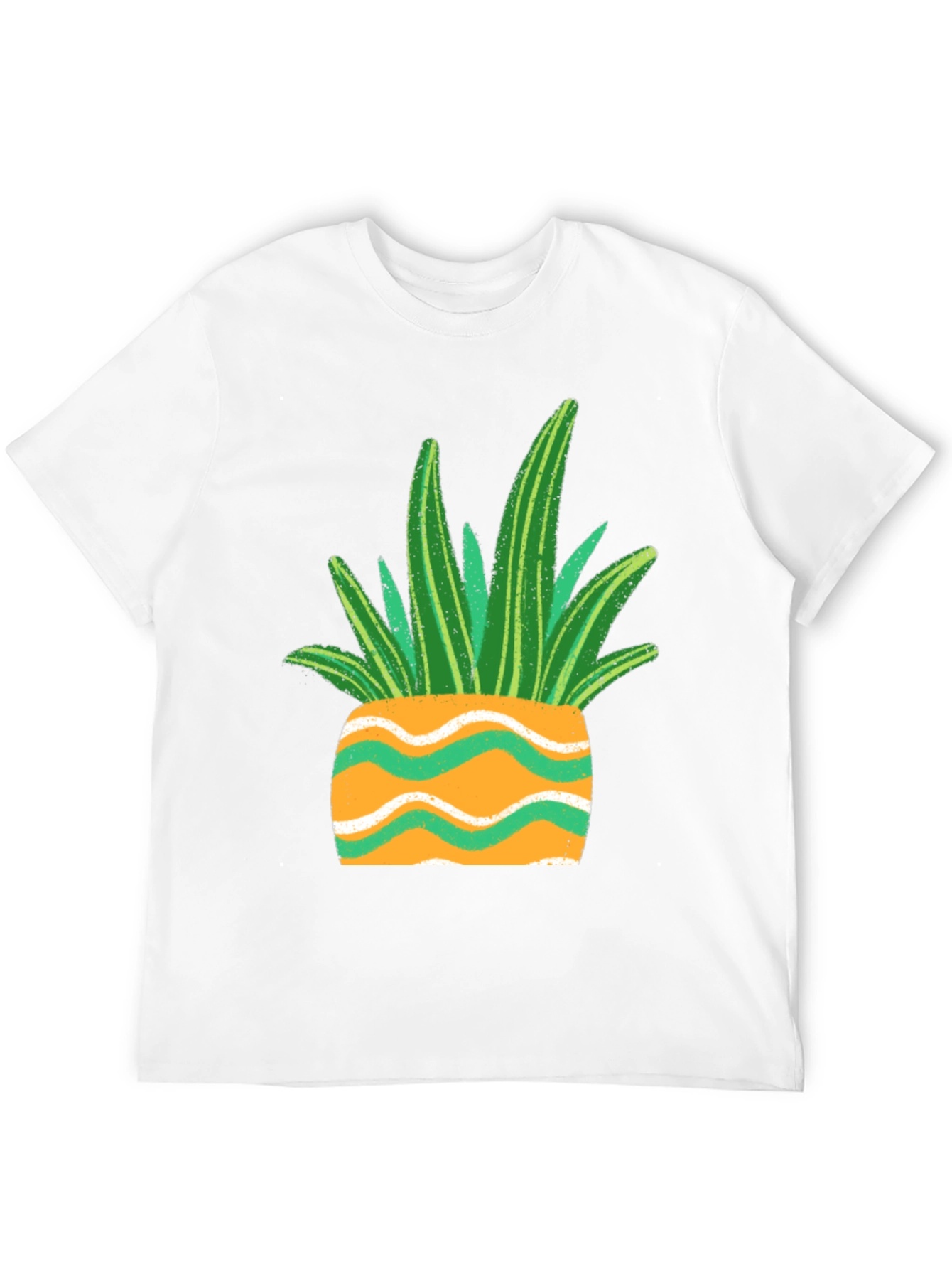 Unique Plant Pot Graphic Tee - Black