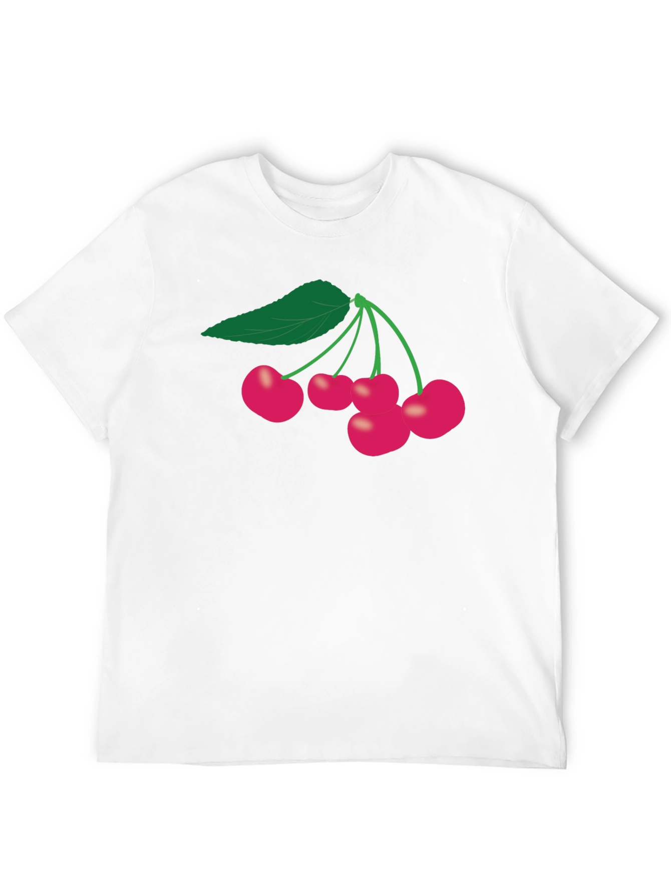 Cherry Graphic Black T-Shirt