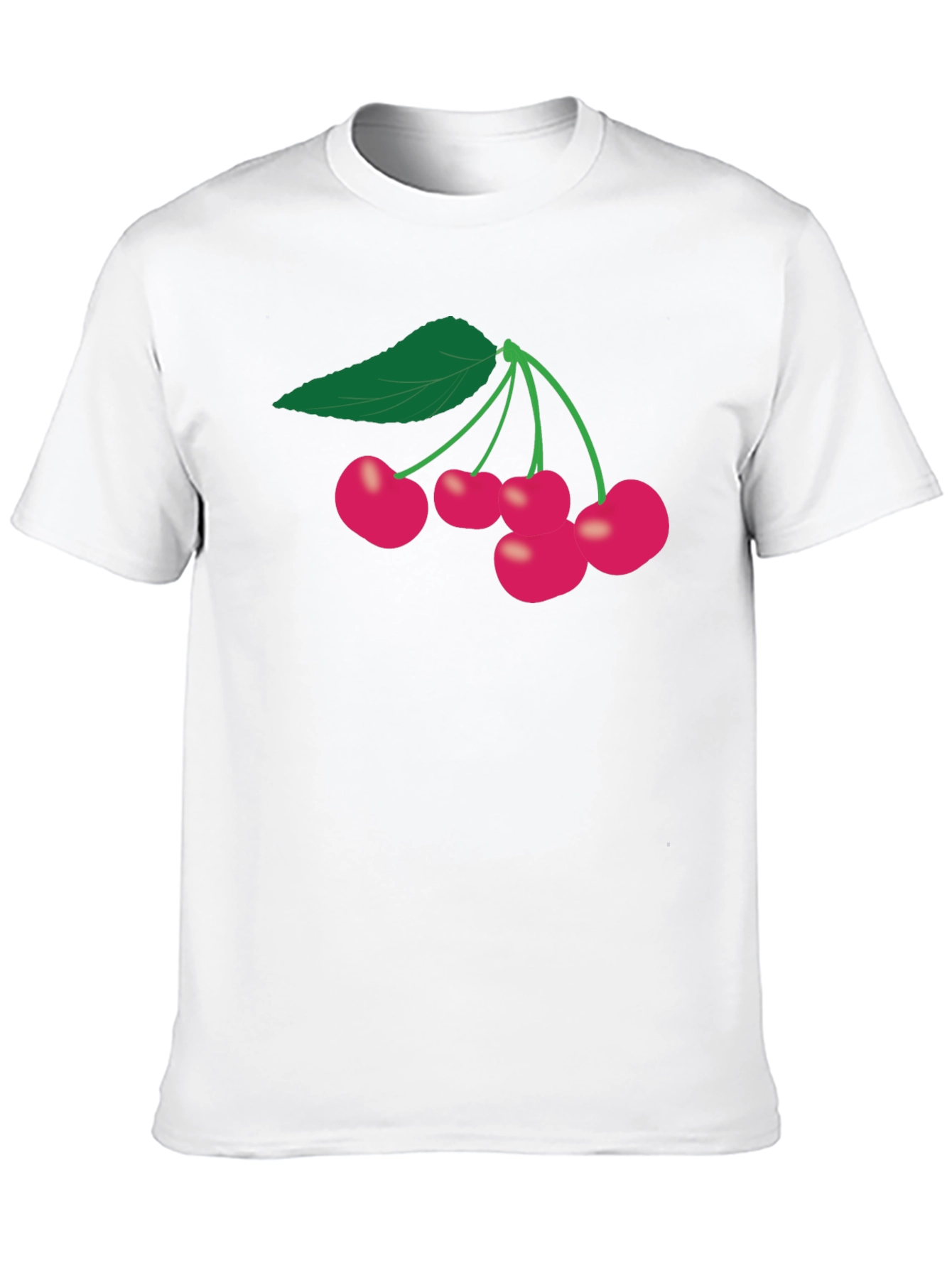 Cherry Graphic Black T-Shirt