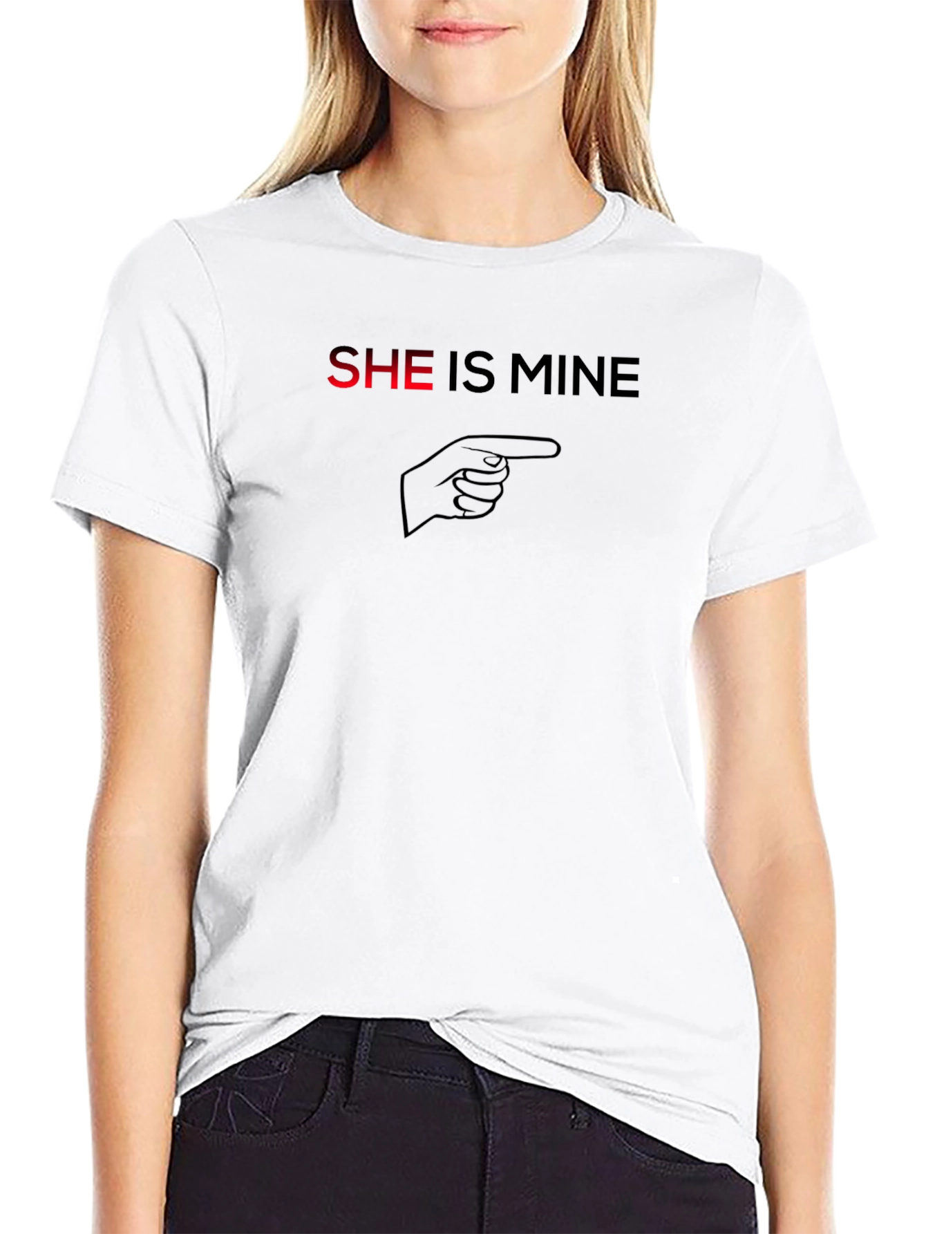 She Is Mine T-Shirt - Funny Couple Tee