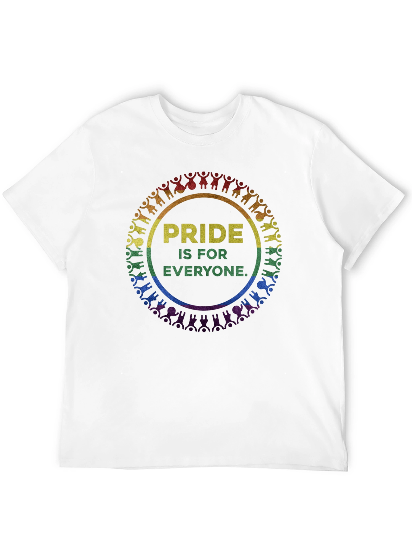 Pride Is For Everyone Graphic Tee - Black