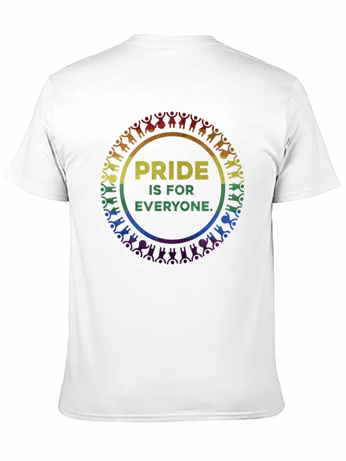Pride Is For Everyone Graphic Tee - Black