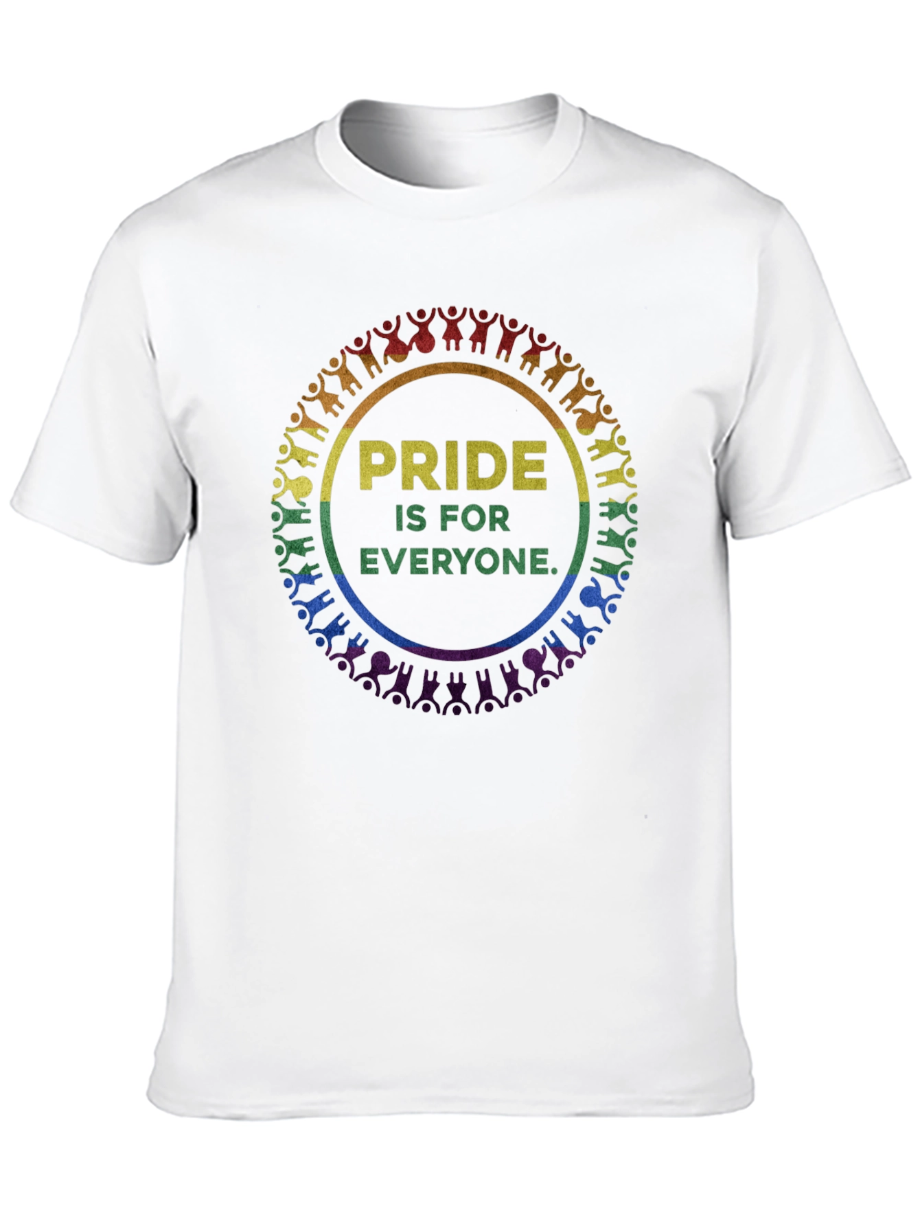 Pride Is For Everyone Graphic Tee - Black