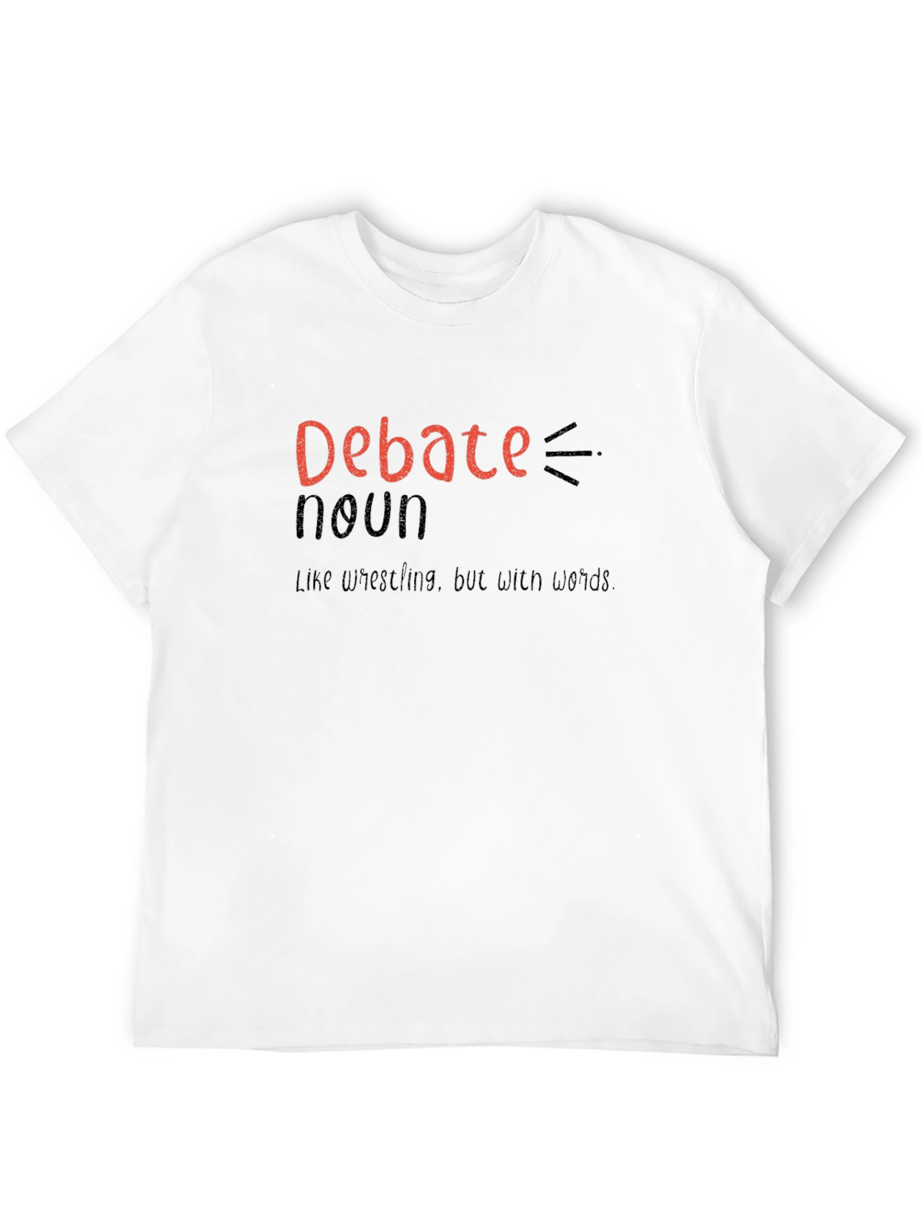 Debate Definition Graphic Tee - Funny Wordplay T-Shirt