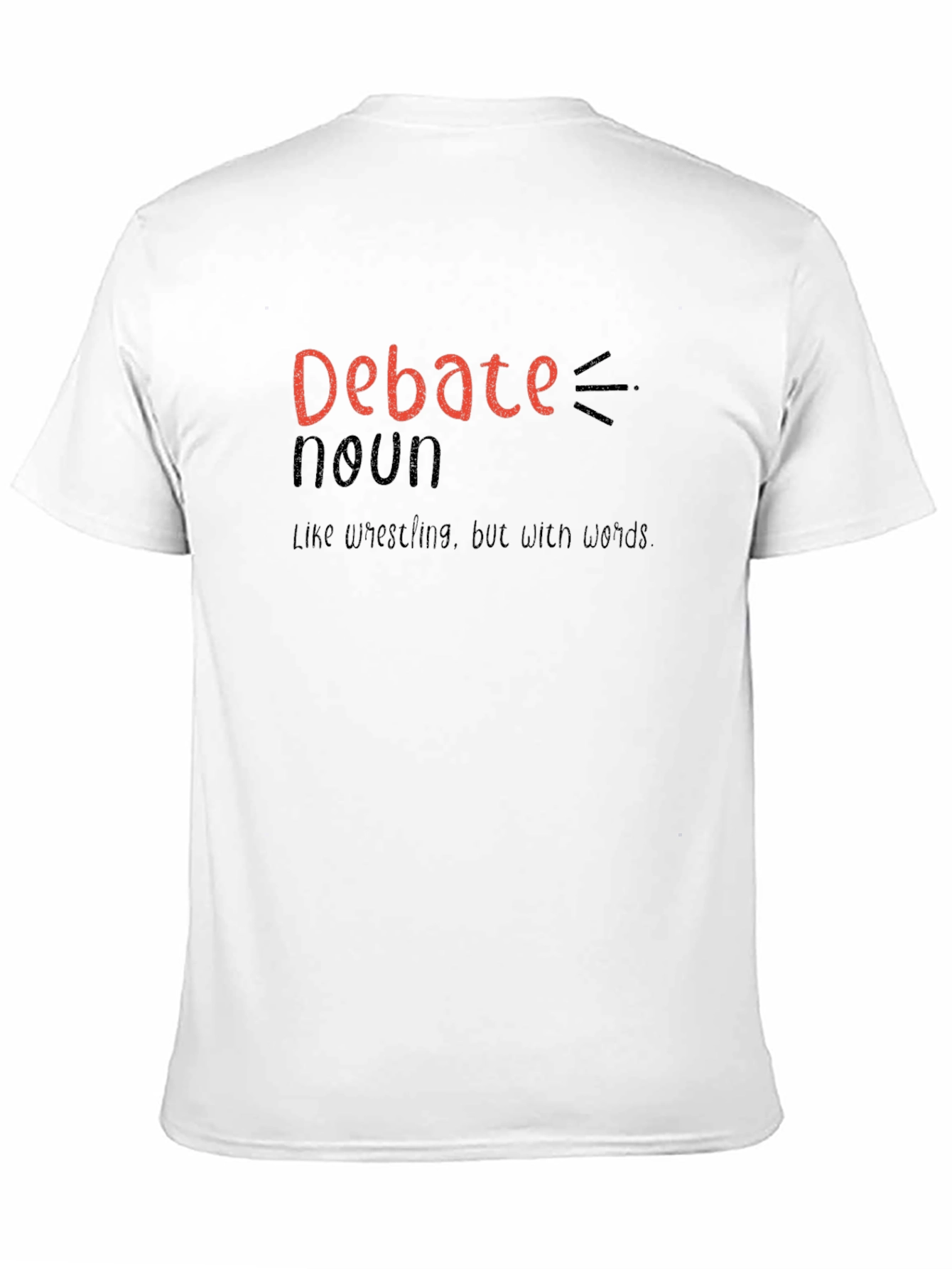 Debate Definition Graphic Tee - Funny Wordplay T-Shirt