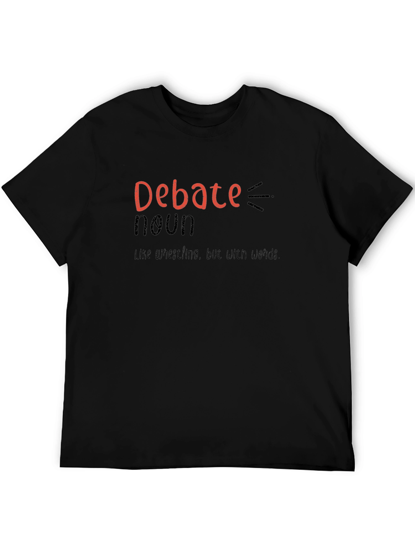 Debate Definition Graphic Tee - Funny Wordplay T-Shirt