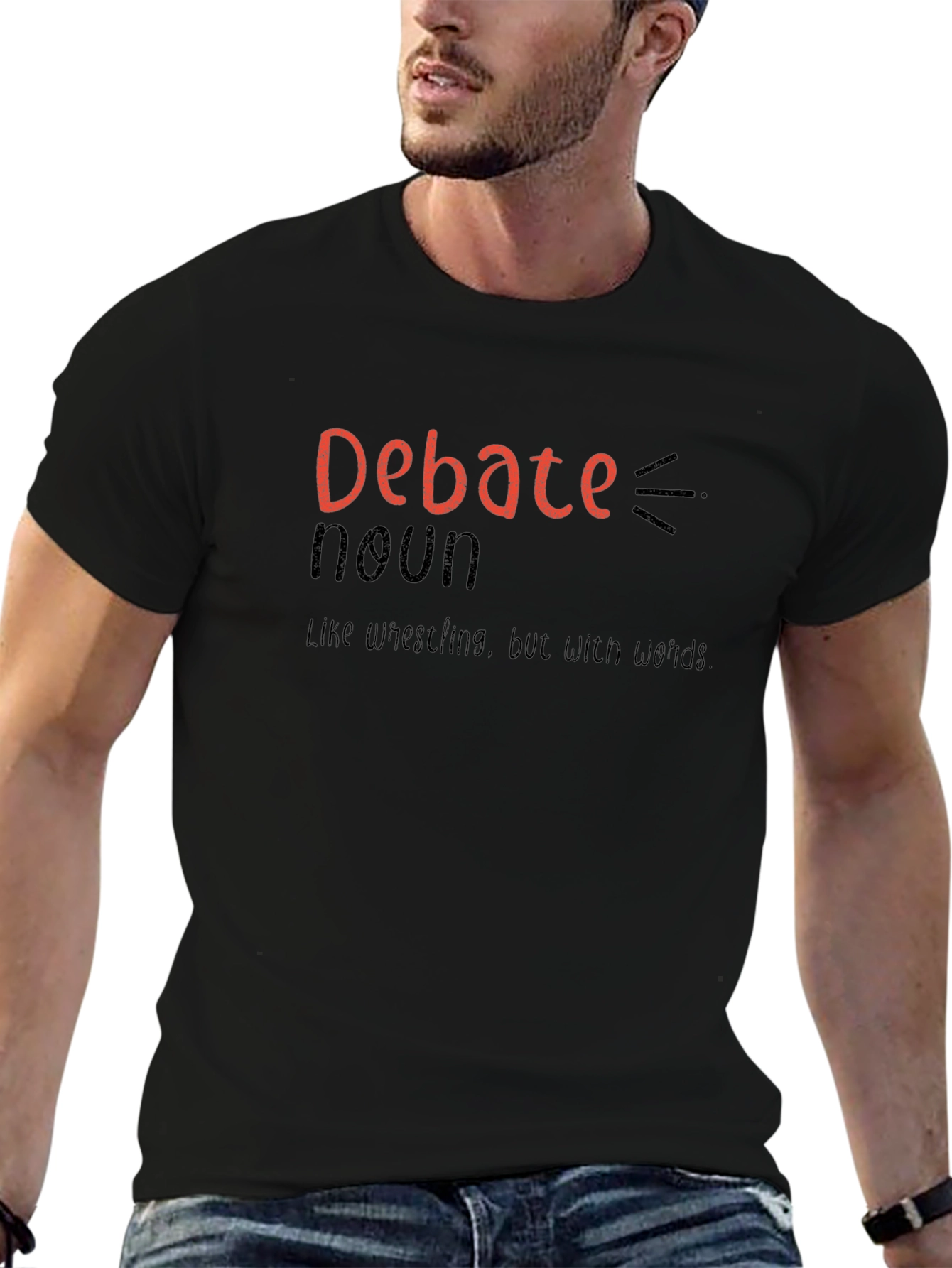 Debate Definition Graphic Tee - Funny Wordplay T-Shirt