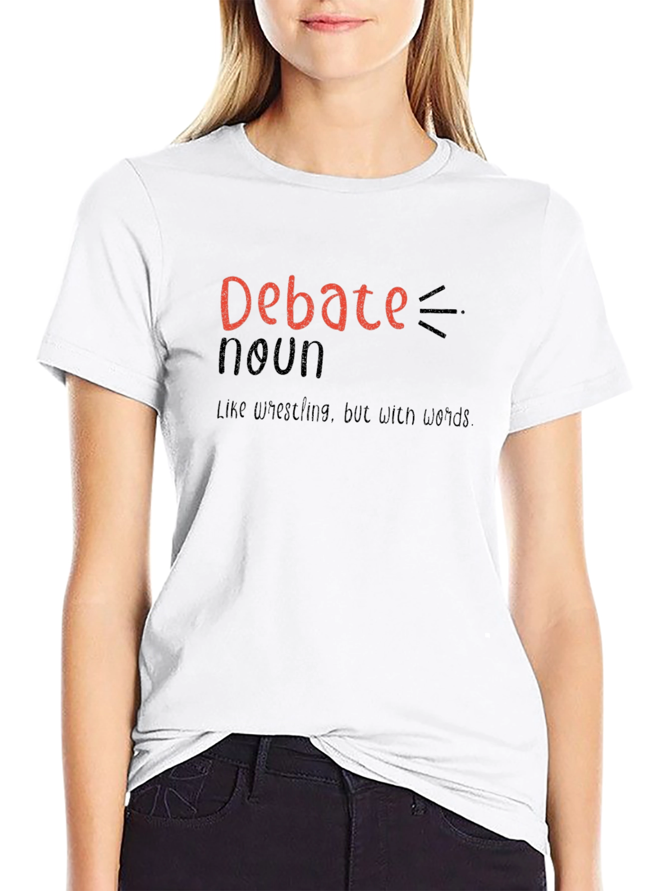 Debate Definition Graphic Tee - Funny Wordplay T-Shirt