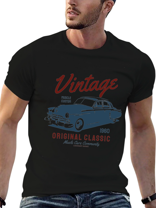 Vintage 1960 Classic Muscle Car T-Shirt