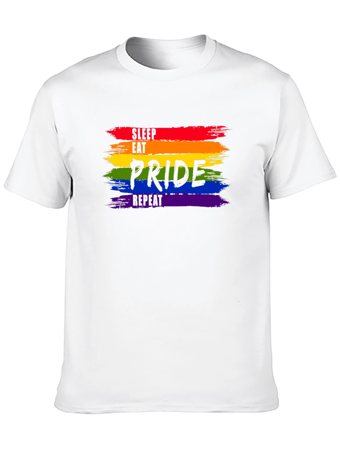 Pride Rainbow Tee - Sleep Eat Pride Repeat