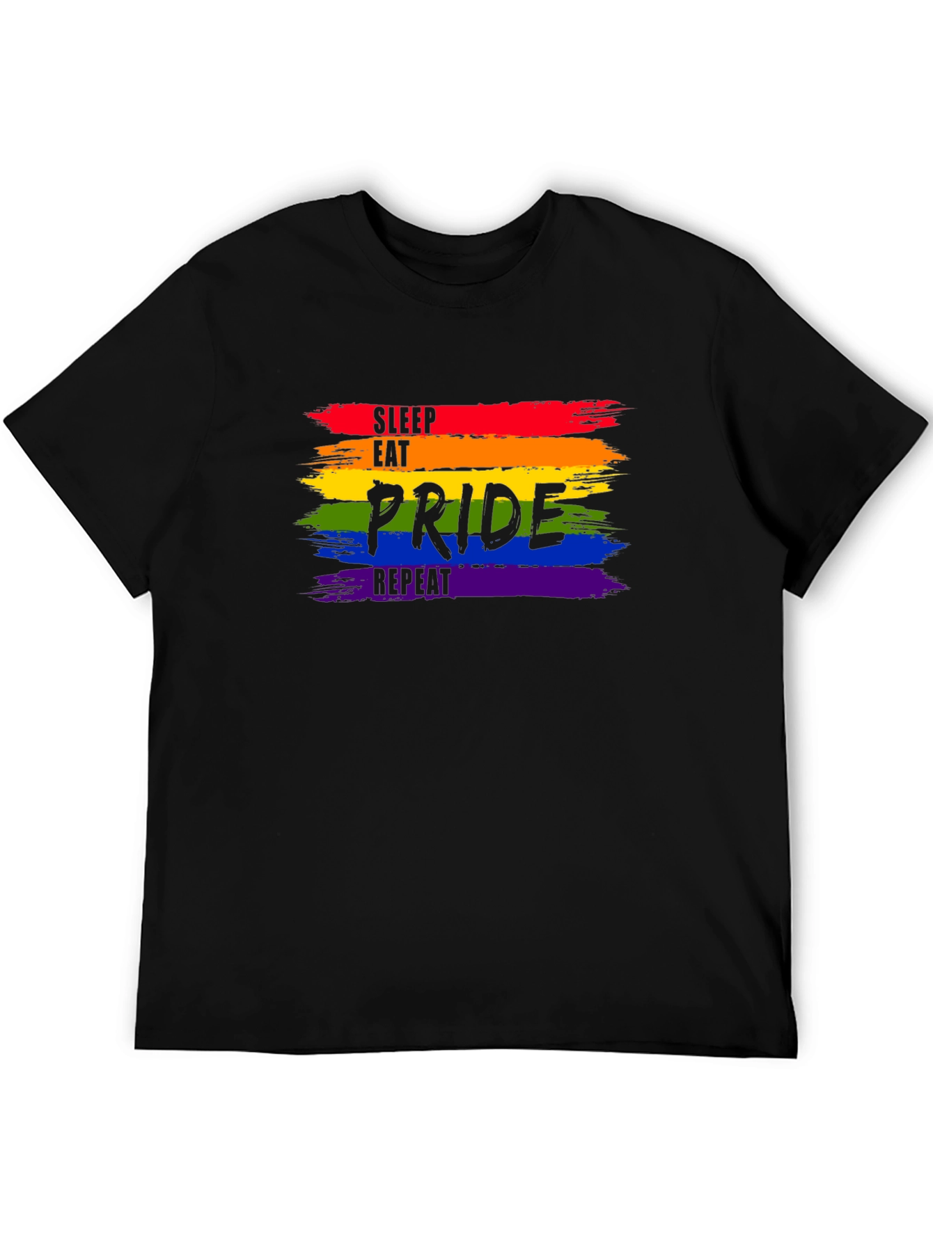 Pride Rainbow Tee - Sleep Eat Pride Repeat