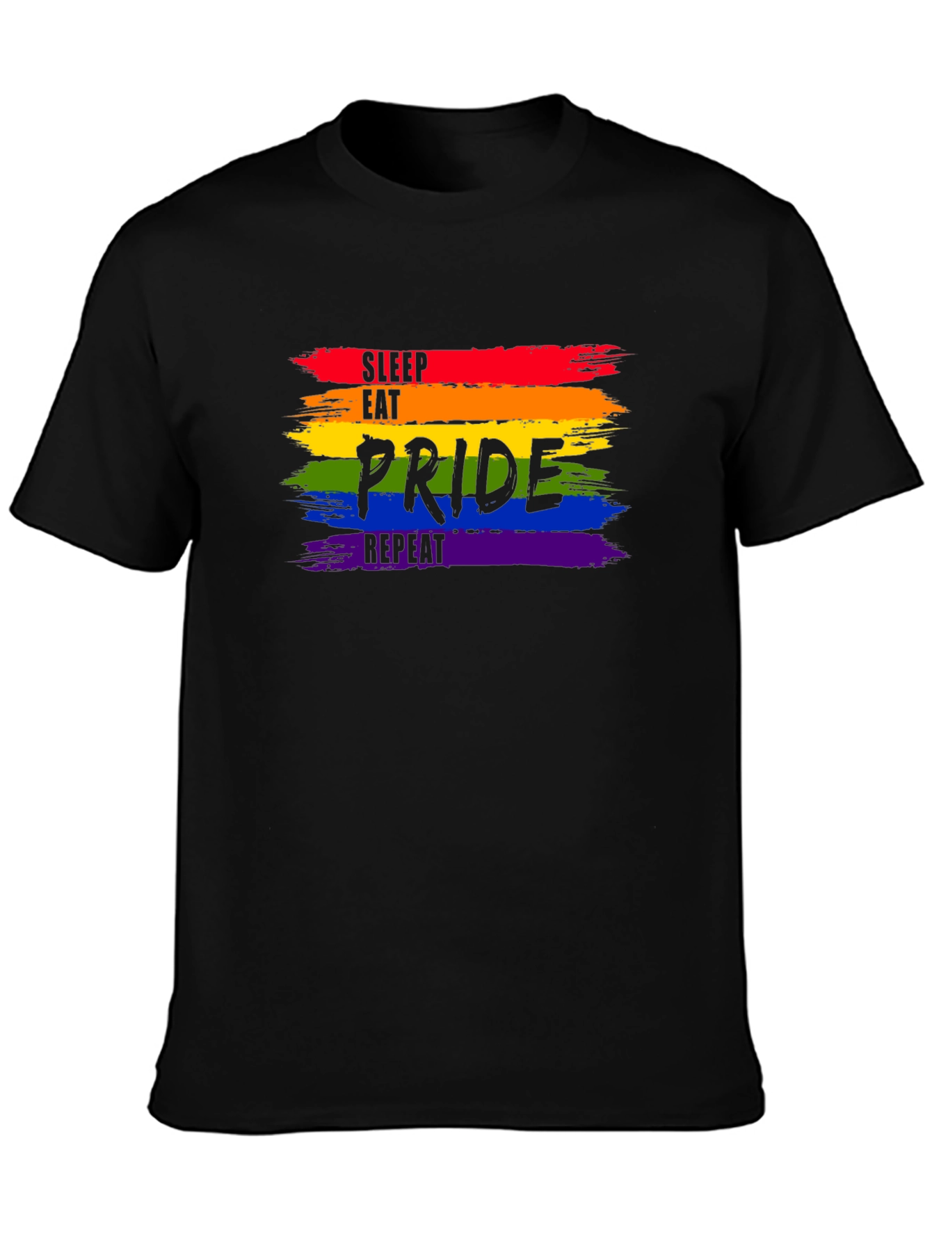 Pride Rainbow Tee - Sleep Eat Pride Repeat