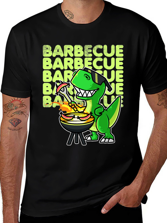 BBQ Dinosaur T-Shirt - Funny Grill Master Tee