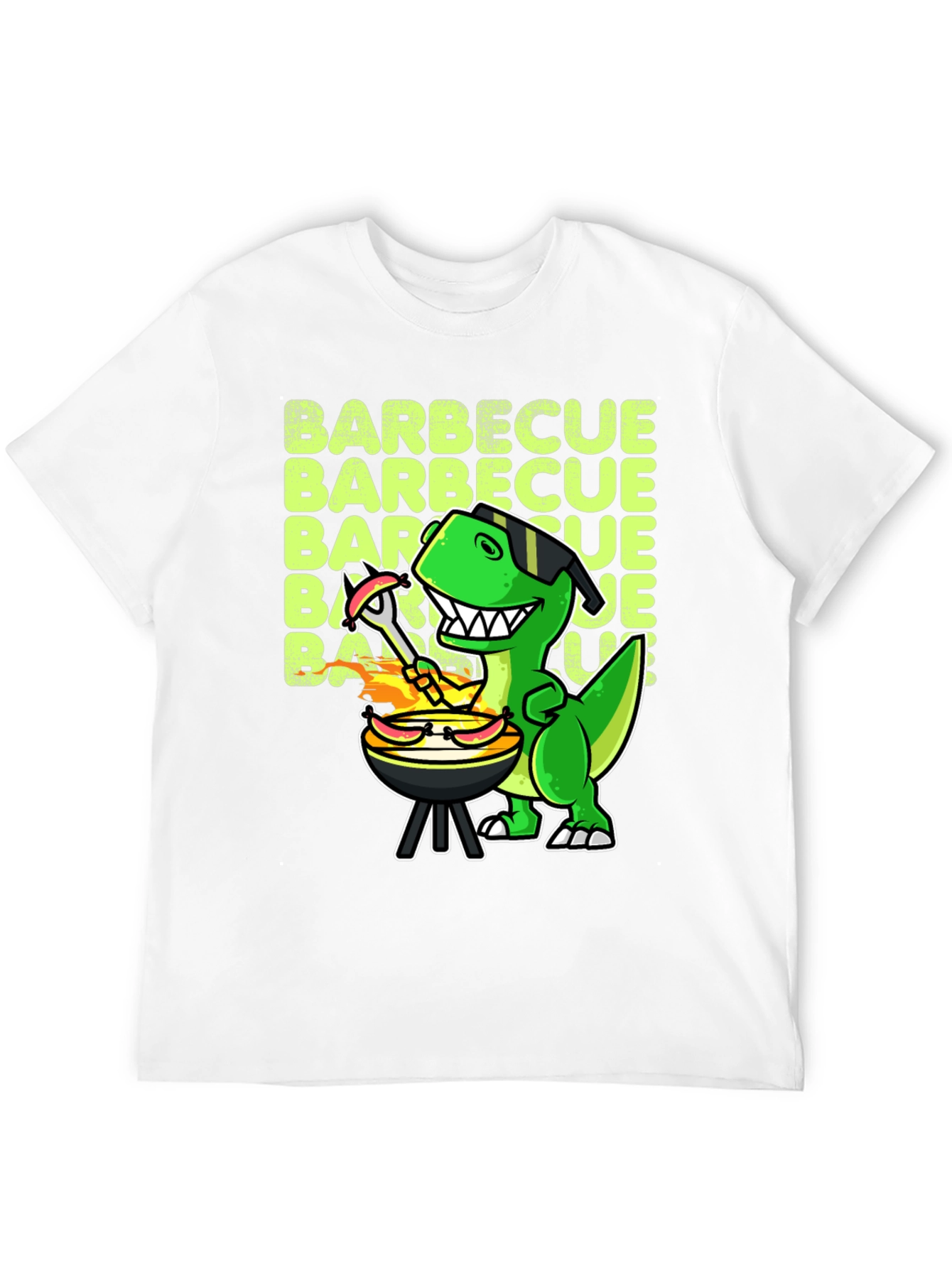BBQ Dinosaur T-Shirt - Funny Grill Master Tee