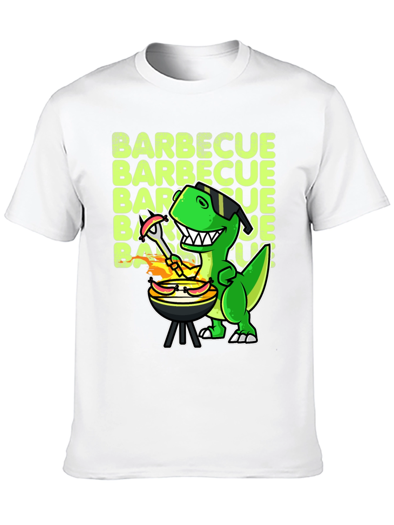 BBQ Dinosaur T-Shirt - Funny Grill Master Tee