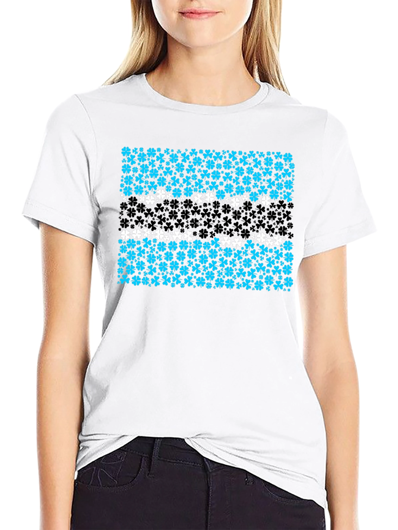 Lucky Clover Botswana Flag T-Shirt