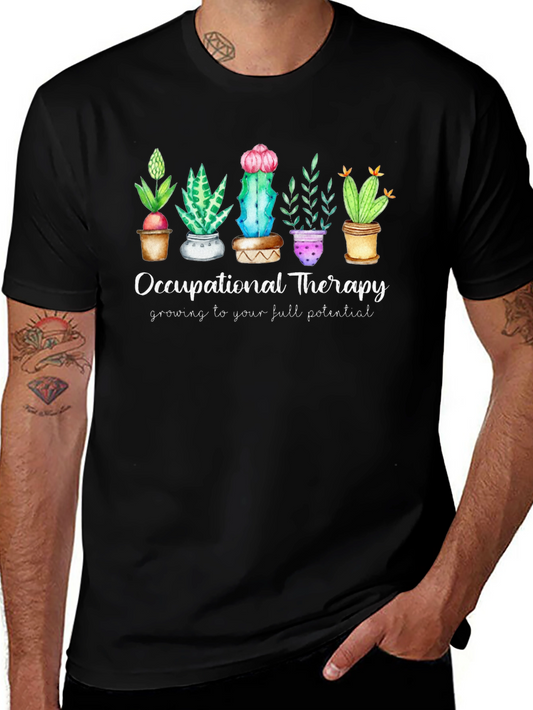 Occupational Therapy Cactus Graphic Tee
