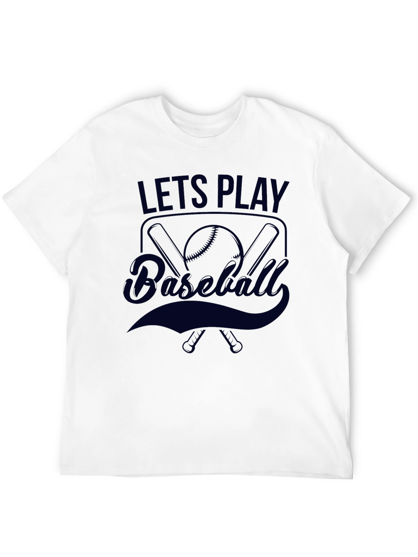 Lets Play Baseball Graphic Tee