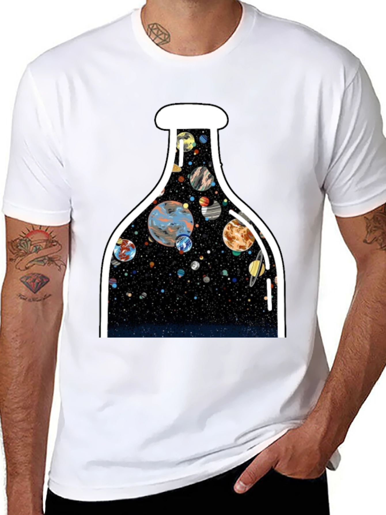 Cosmic Flask Graphic Tee - Mens