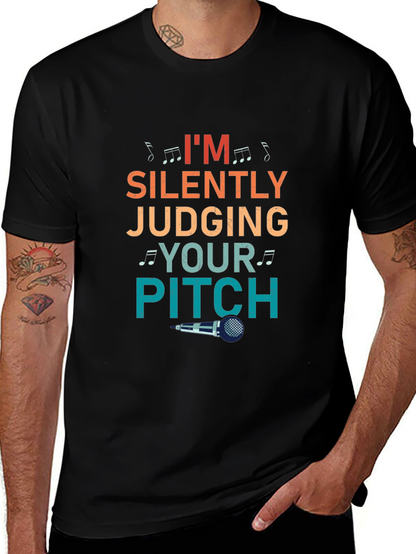 Im Silently Judging Your Pitch Graphic Tee