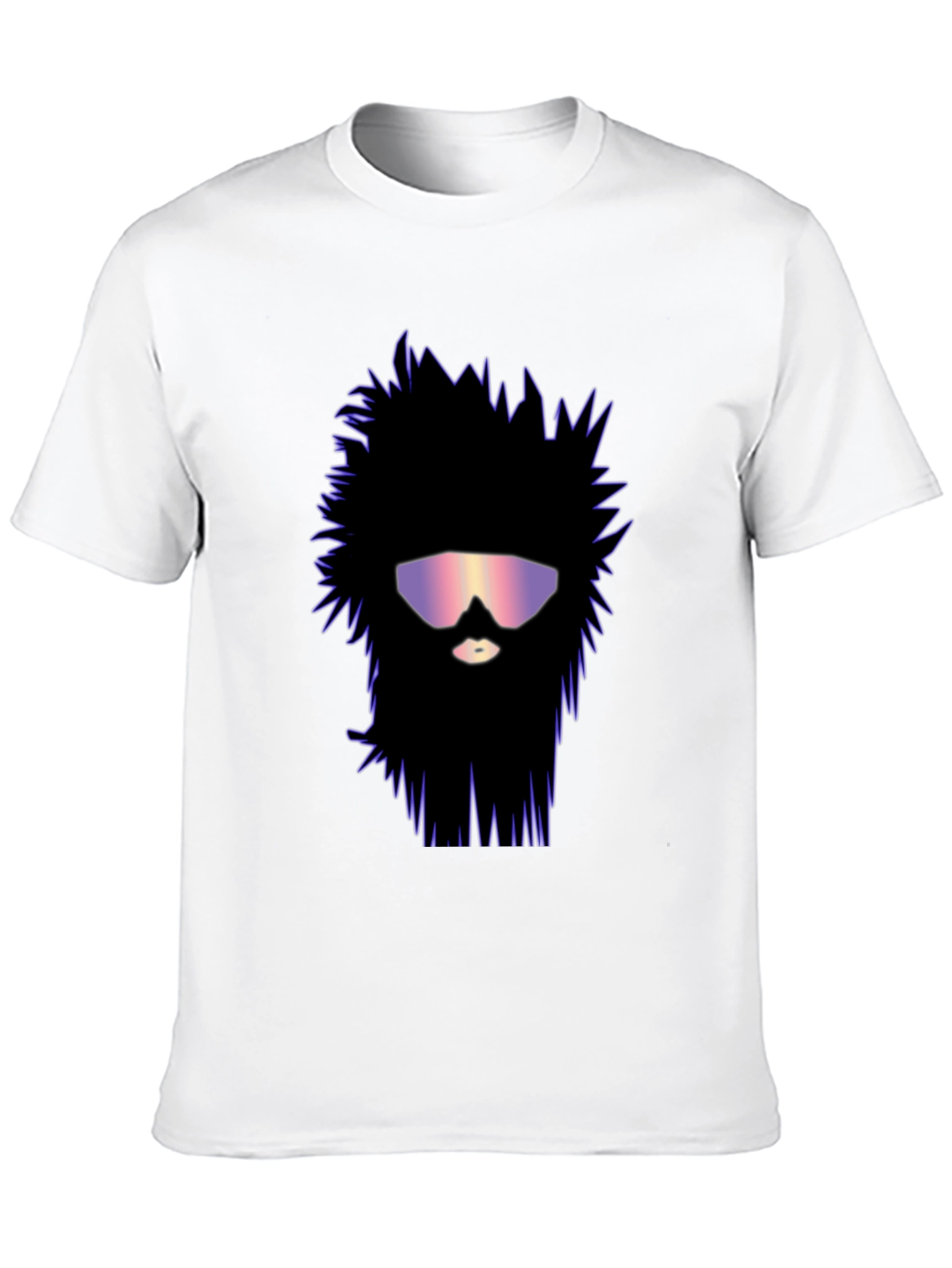 Retro Wave Beard T-Shirt - Unique Graphic Tee
