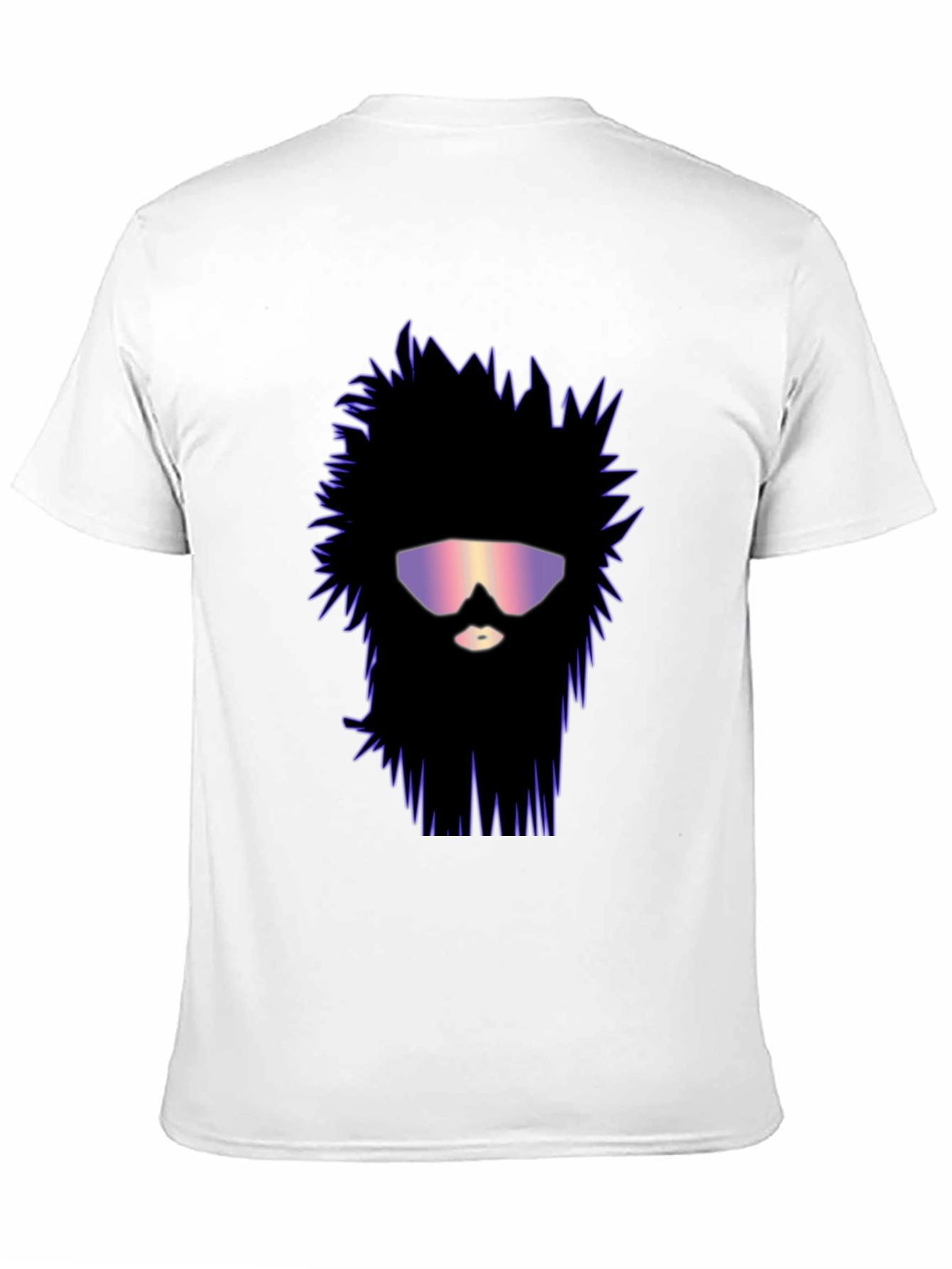 Retro Wave Beard T-Shirt - Unique Graphic Tee