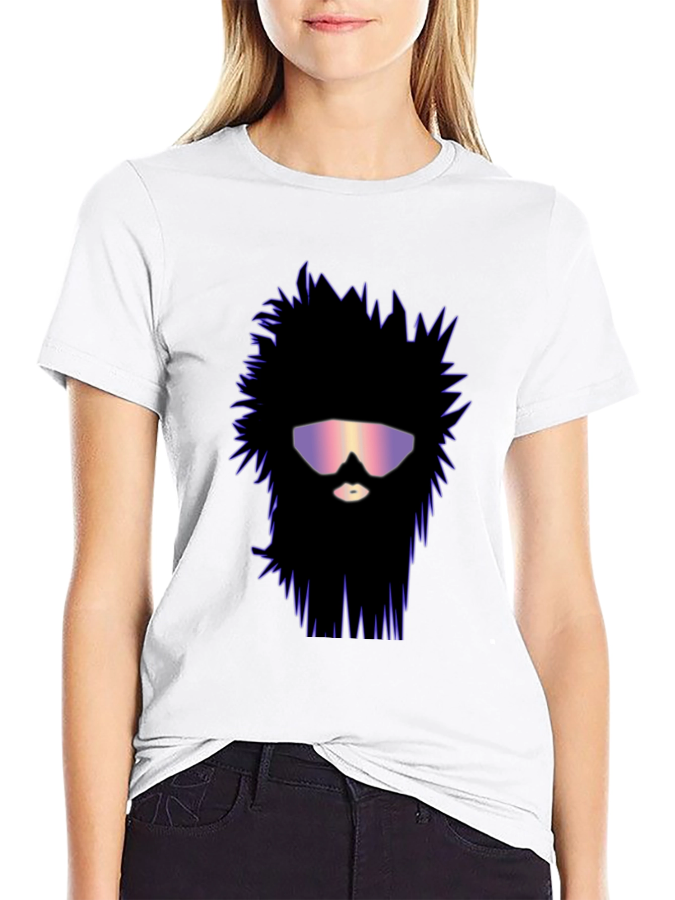 Retro Wave Beard T-Shirt - Unique Graphic Tee
