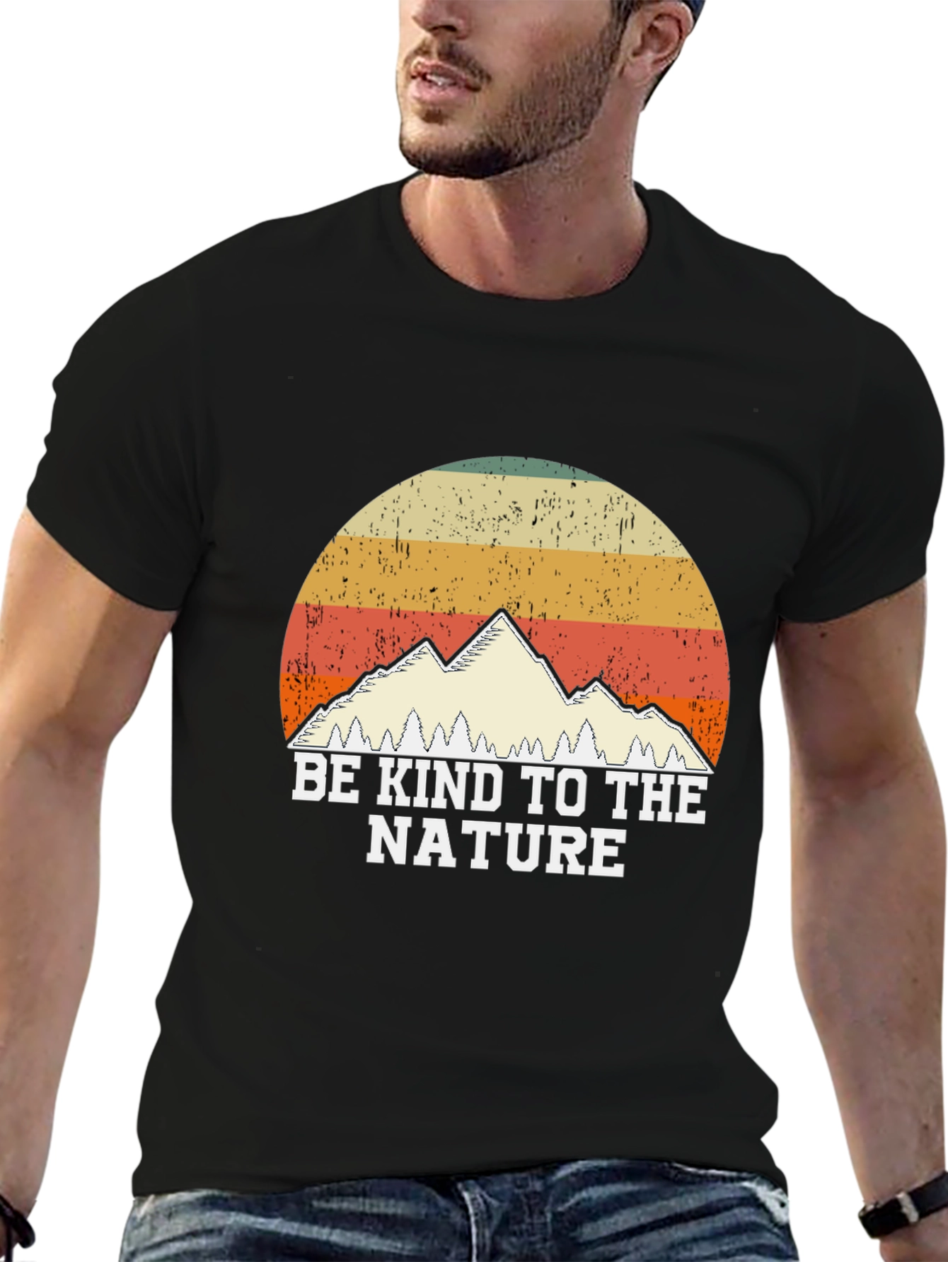 Be Kind to Nature Retro Graphic T-Shirt