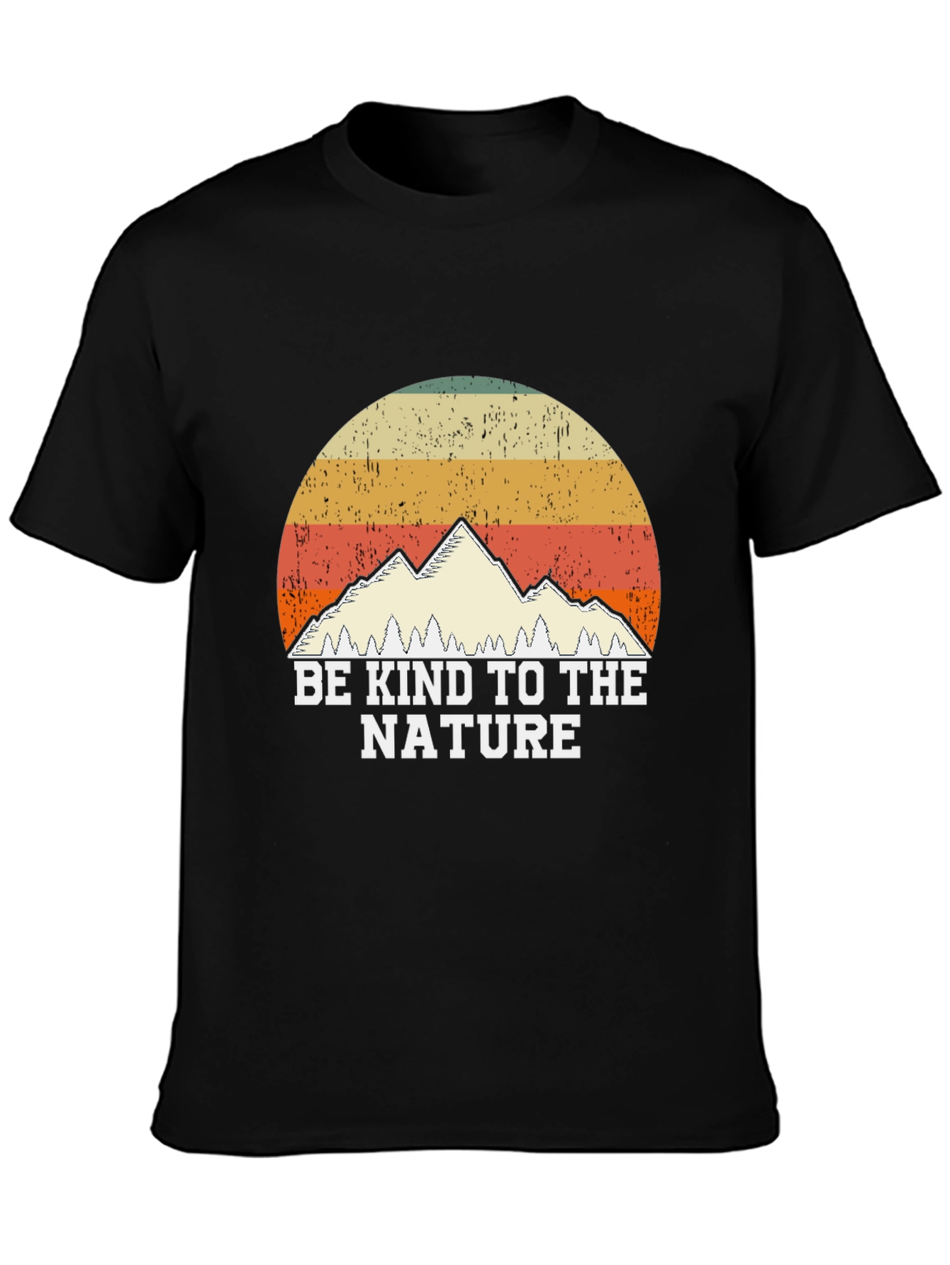 Be Kind to Nature Retro Graphic T-Shirt