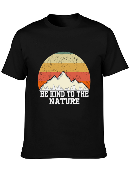 Be Kind to Nature Retro Graphic T-Shirt