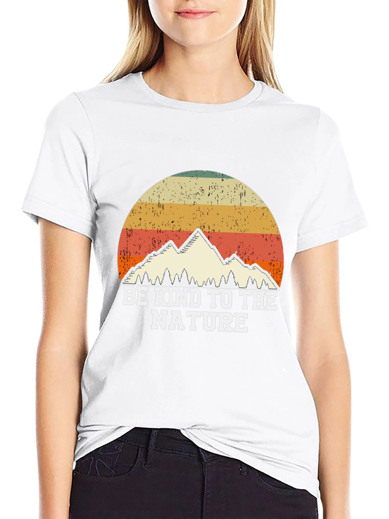 Be Kind to Nature Retro Graphic T-Shirt