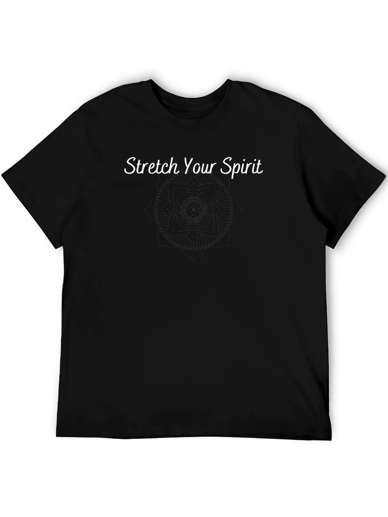 Stretch Your Spirit Black T-Shirt