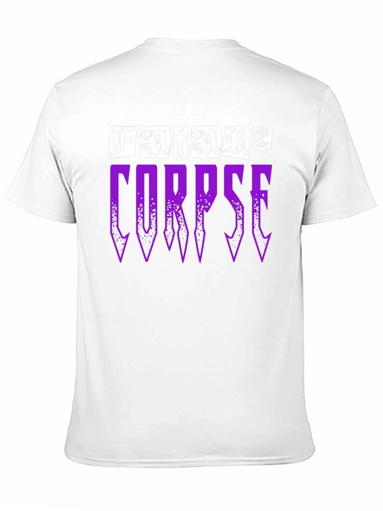 Future Corpse Graphic Print Black T-Shirt