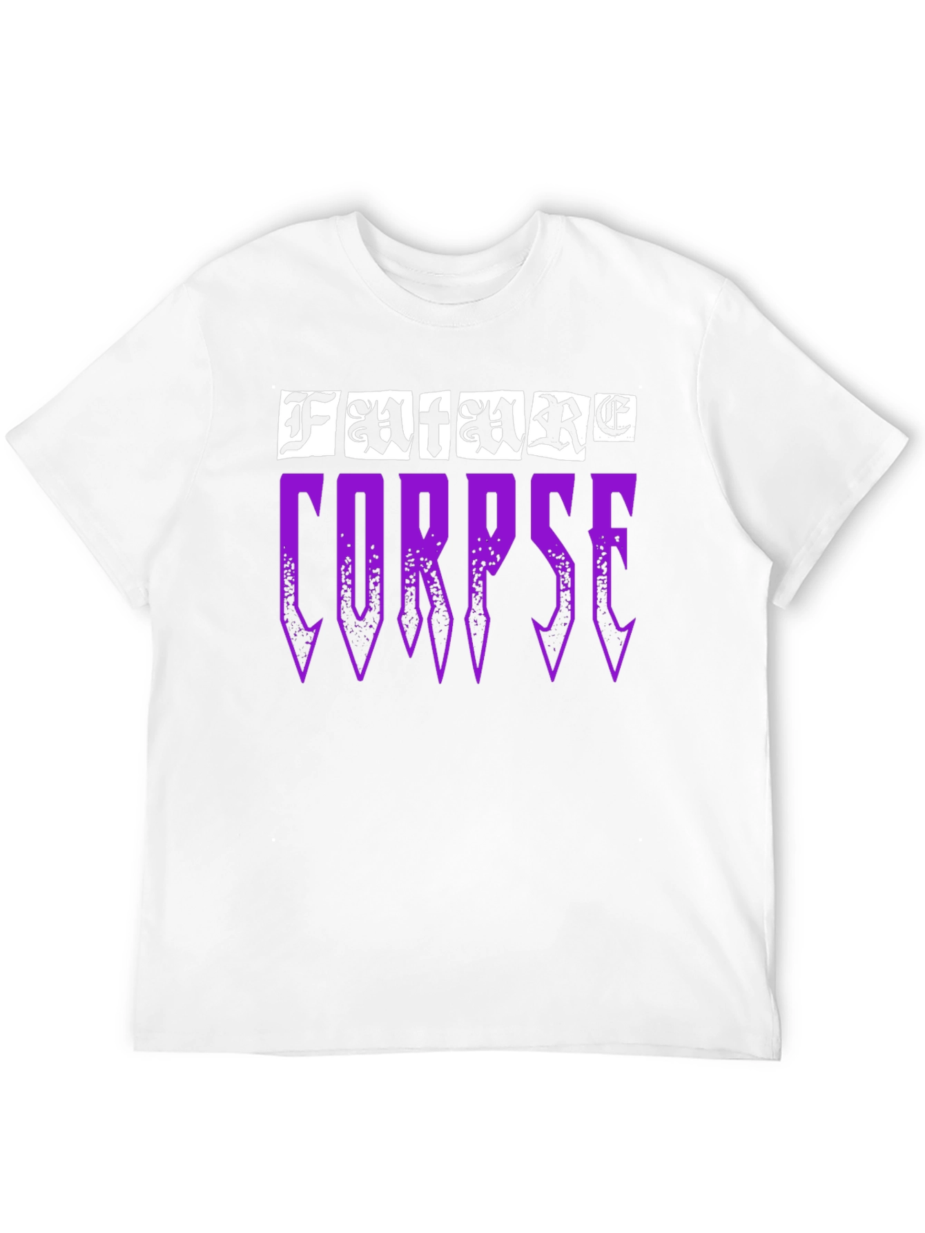 Future Corpse Graphic Print Black T-Shirt